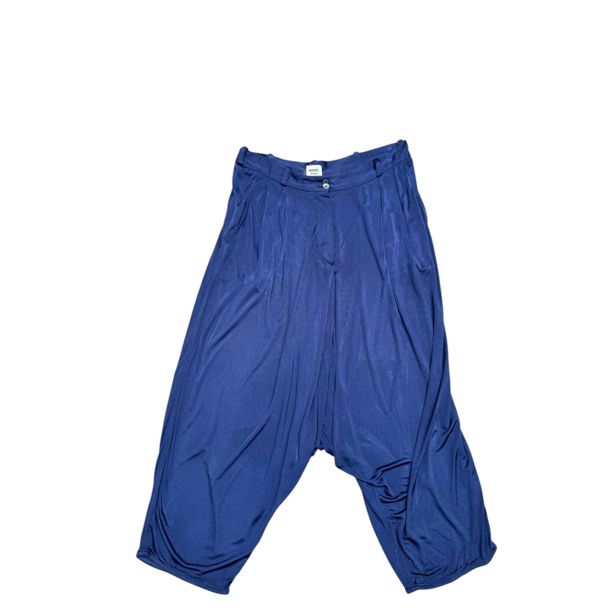 Hermes Navy 3/4 Length Pants Size 26" / US 2 / IT 38 - 1 Thumbnail