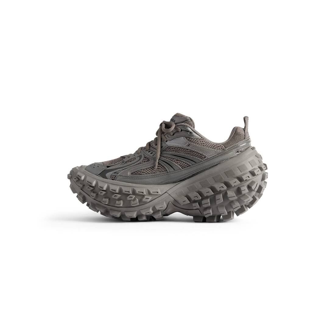 Balenciaga o1srvl11e0225 Bouncer Sneakers in Grey/Brown Size US 7 / EU 40 - 4 Thumbnail