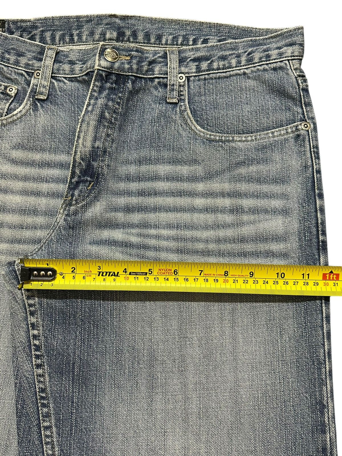 Dickies Vintage Dickies Faded Wash Whiskers Style Wide Leg Baggy Size US 34 / EU 50 - 16 Thumbnail