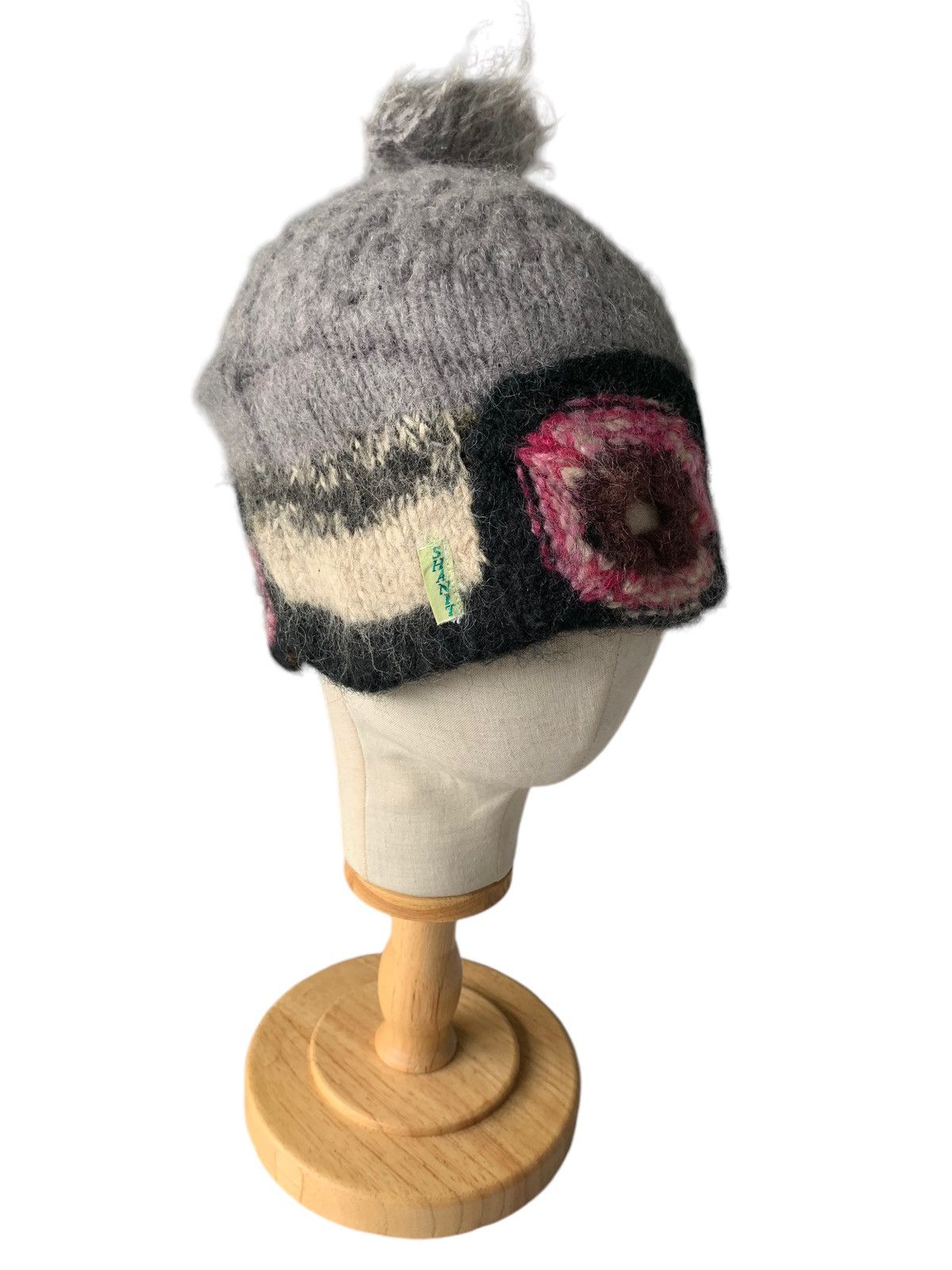 Japanese Brand × Kapital × Vintage RARE Multicolour SHANIT Fur Wool Knitted beanie Hats Size ONE SIZE - 7 Thumbnail