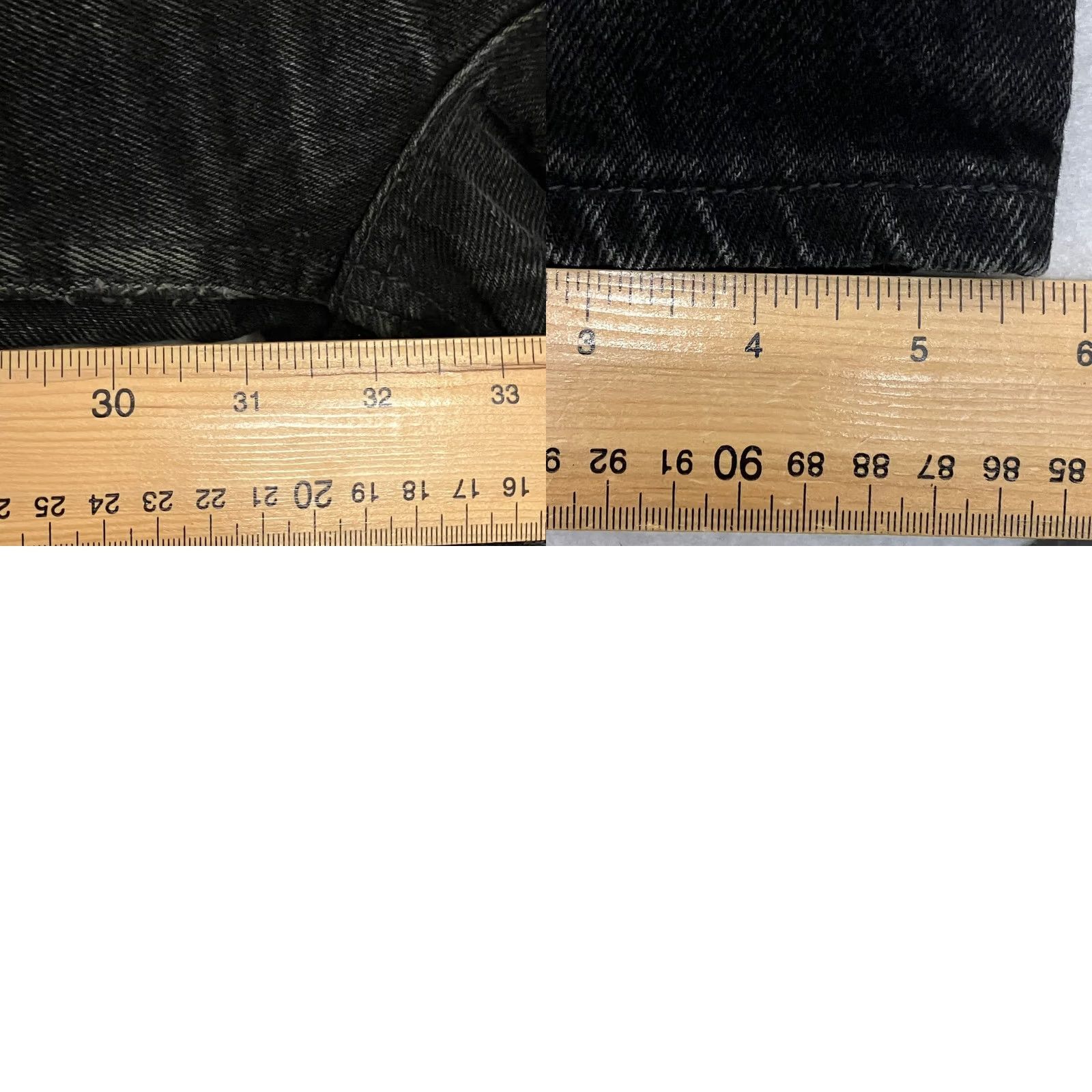 Levi's Vintage Levi’s 512 Jeans Womens 12 28W 32L Black Slim Fit Tapered Leg Denim Size 34" / US 12 / IT 48 - 8 Thumbnail