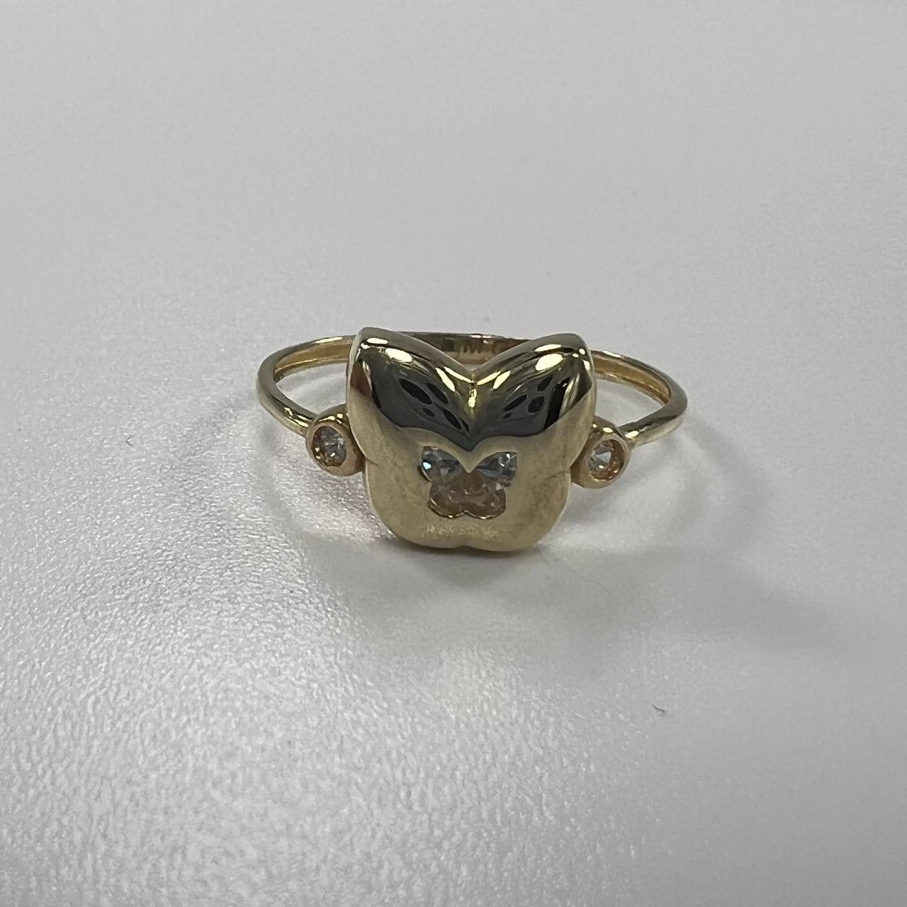 Other New 14K Solid Gold Ring Italy – Butterfly Size 7.16 1.5 Size ONE SIZE - 8 Thumbnail