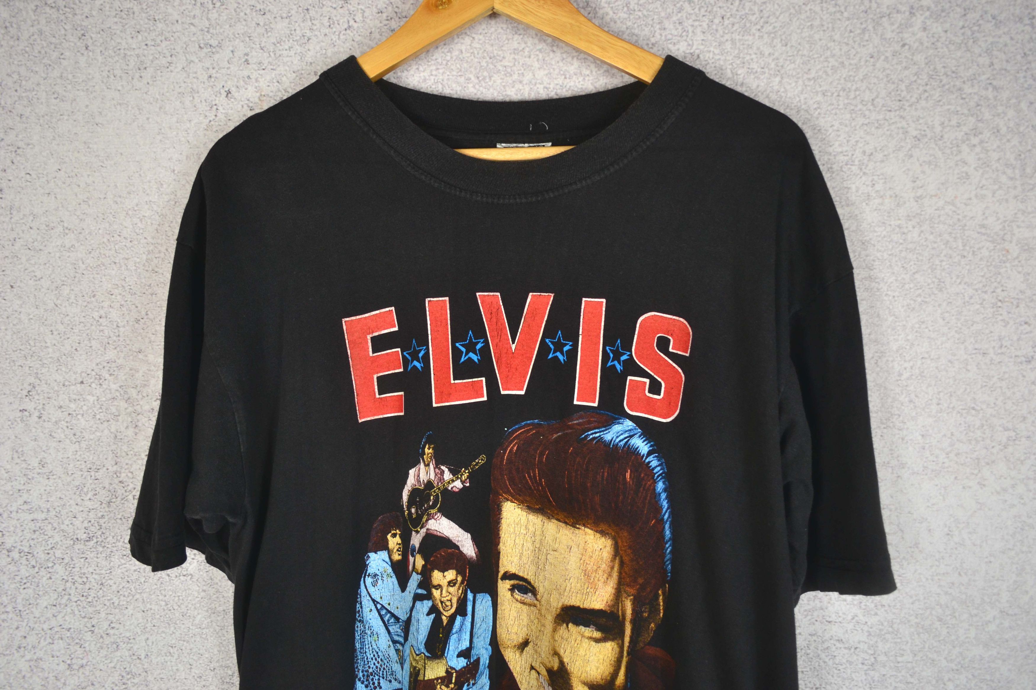 Band Tees Elvis Presley Great Elvis Vintage T-shirt L big logo Size US L / EU 52-54 / 3 - 2 Thumbnail