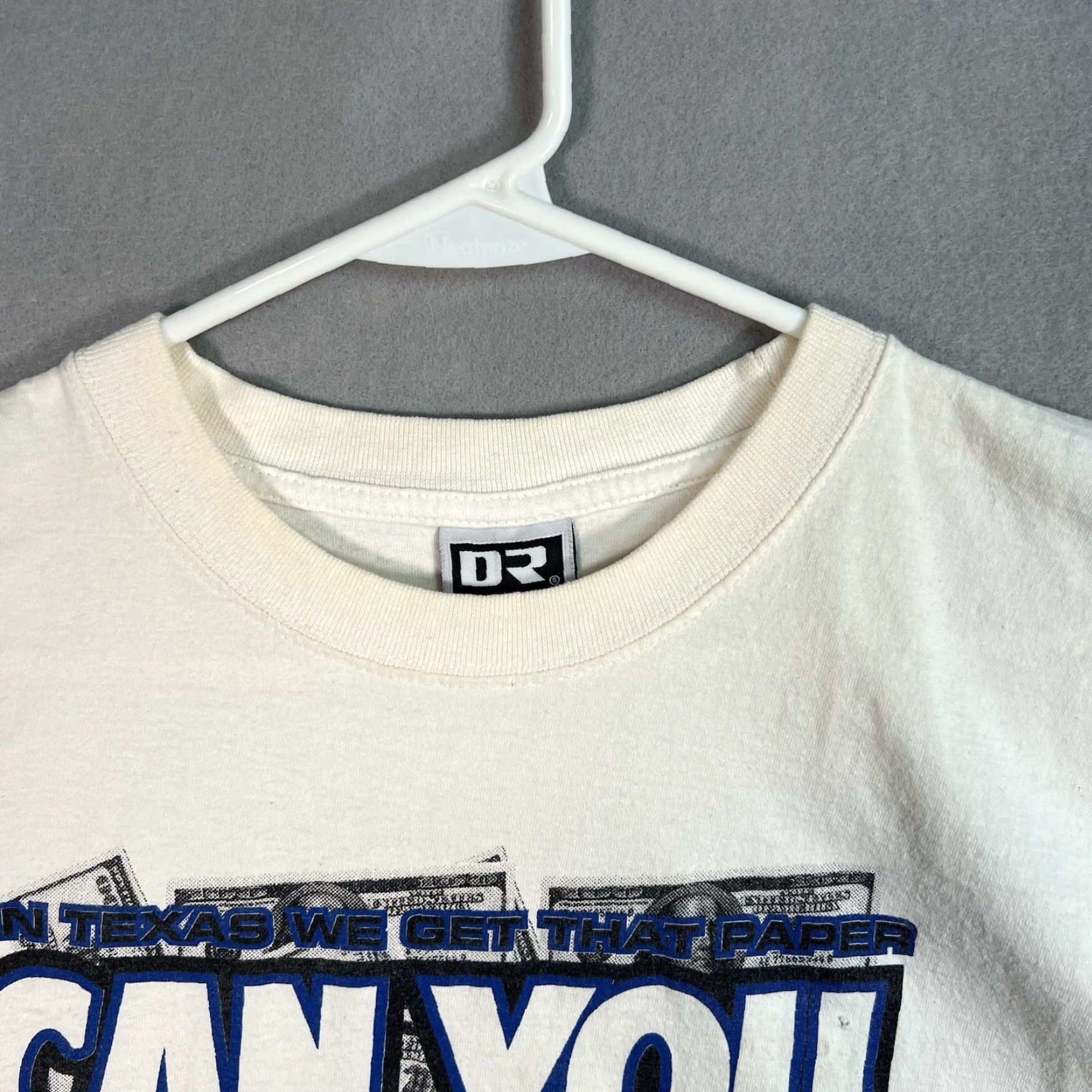 Vintage VINTAGE Dream USA Get That Paper Haters Say Cheese Graphic Tee Adult 2XL White 2000s Mens Size US XXL / EU 58 / 5 - 5 Thumbnail