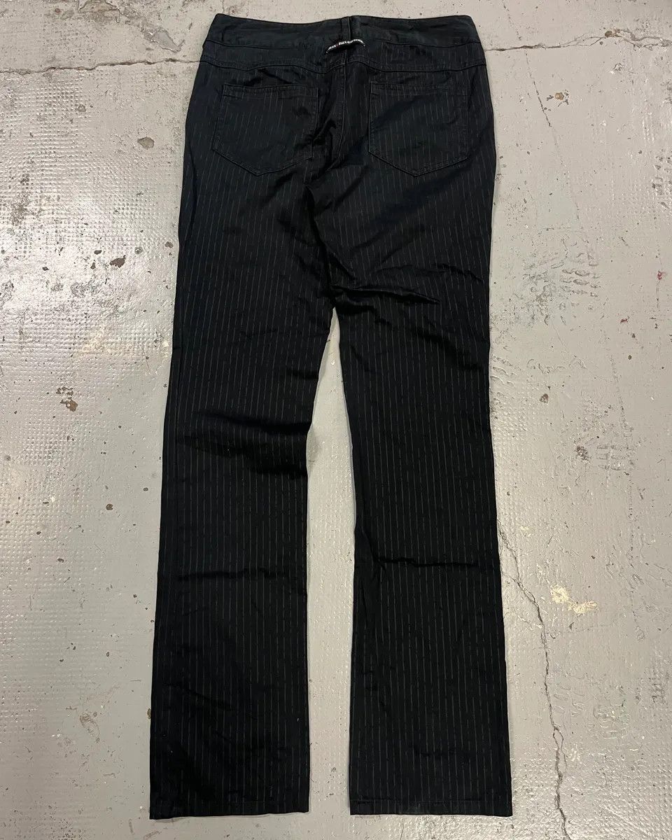 Jean Paul Gaultier Jean Paul Gaultier Black Classy Striped Pants Size US 39 - 9 Thumbnail