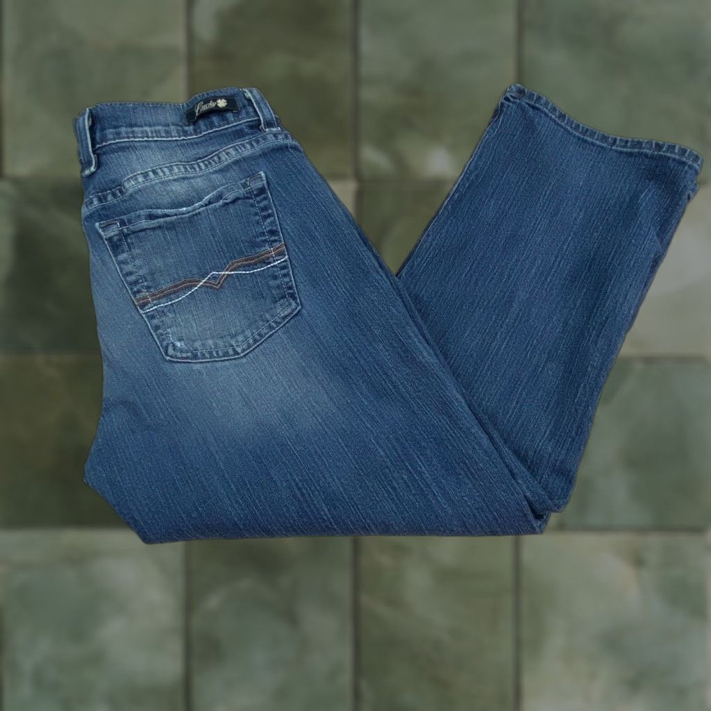 Lucky Brand Lucky Brand Womens Medium Wash Cropped Jeans 4, Classic Rider Crop Style, Blue Size 27" / US 4 / IT 40 - 1 Thumbnail