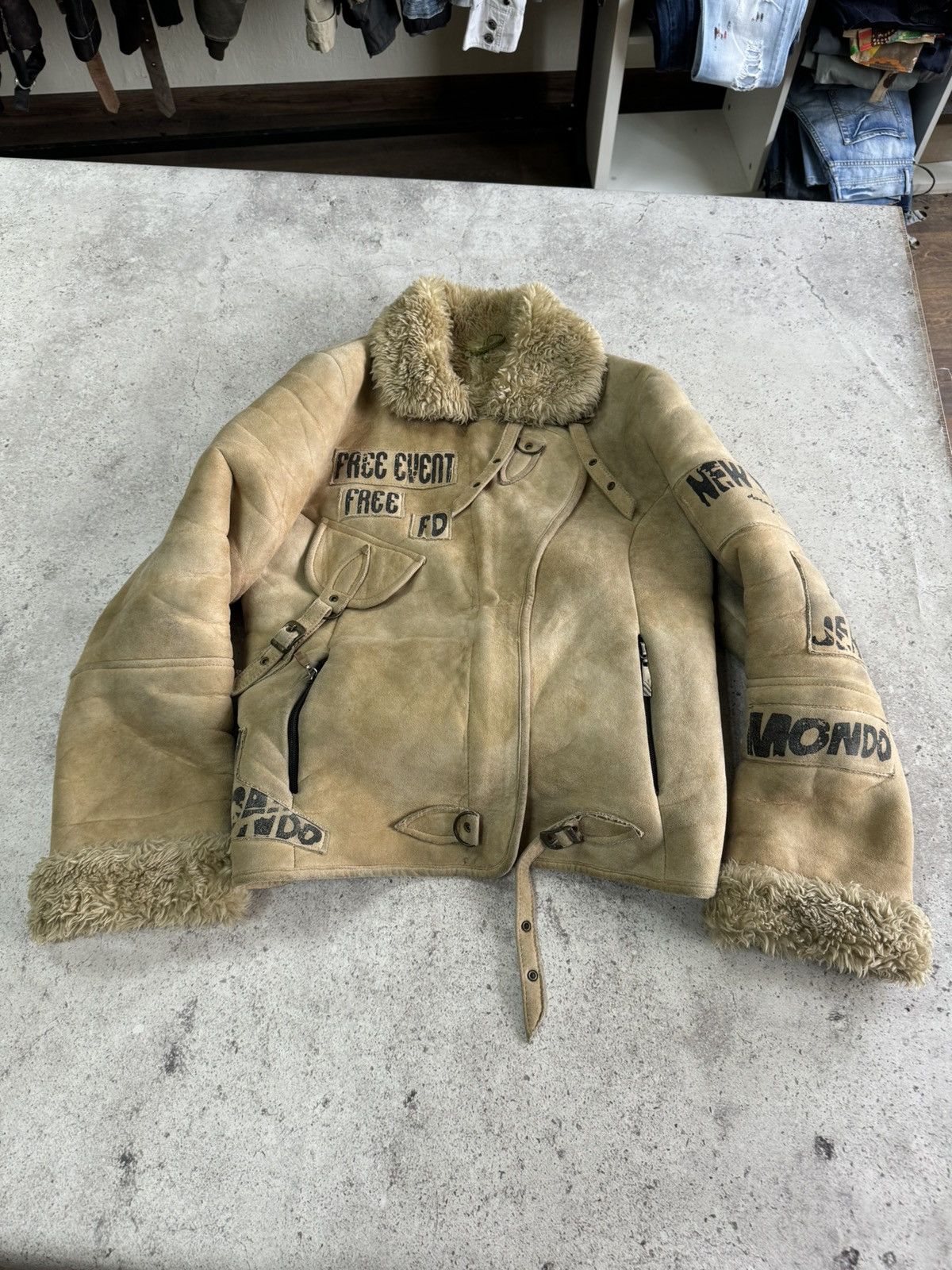 Junya Watanabe VNT 90-00s Shearling Hysteric Glamour Kapital Style Jacket Size US M / EU 48-50 / 2 - 1 Thumbnail