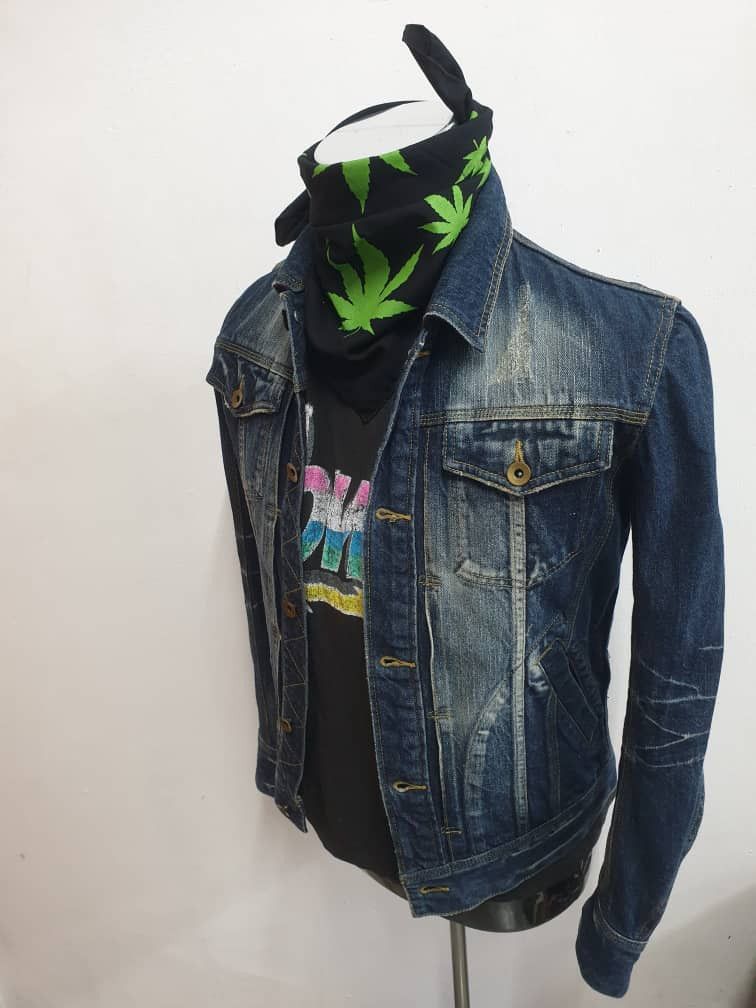 Japanese Brand Mind Blow Japan brand blue raw denim jacket Size US M / EU 48-50 / 2 - 8 Thumbnail