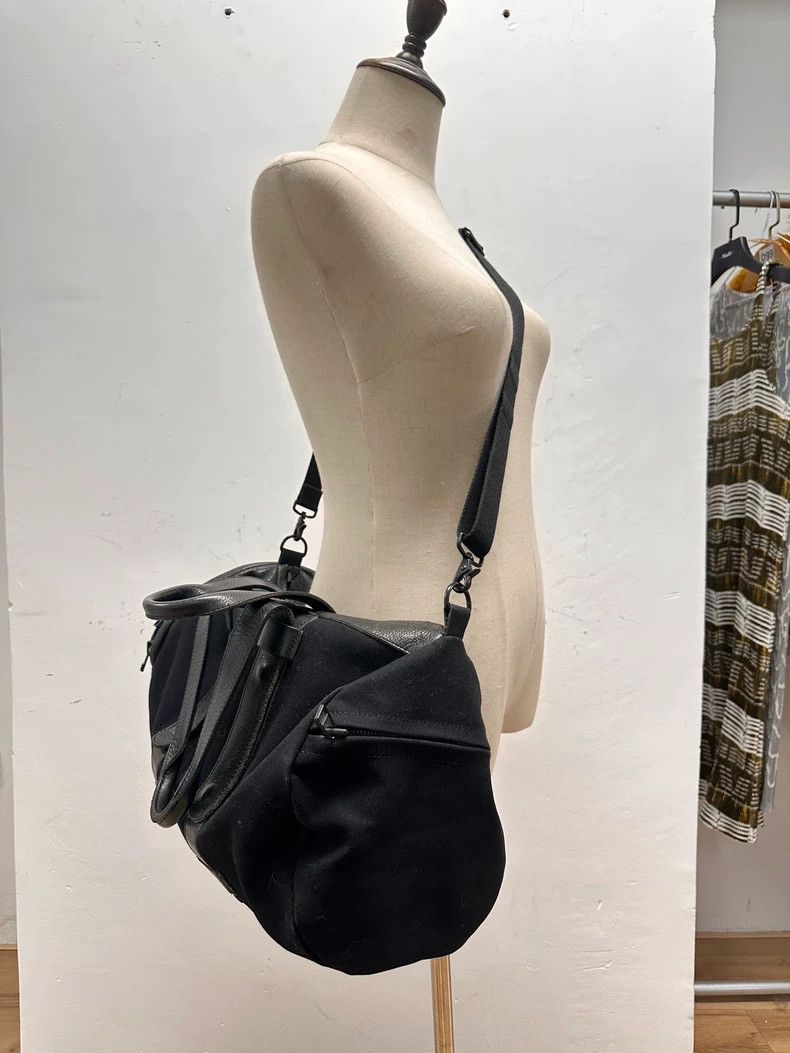 Yohji Yamamoto Yohji Yamamoto Bucket Canvas Patchwork Cross-body Bag Hand Size ONE SIZE - 2 Thumbnail