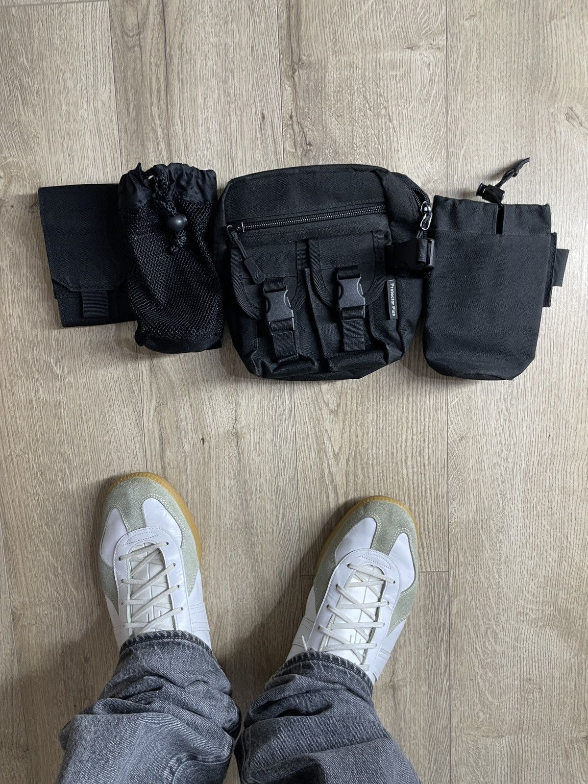 Japanese Brand Military multipocket waist bag Protecror plus Size ONE SIZE - 1 Thumbnail
