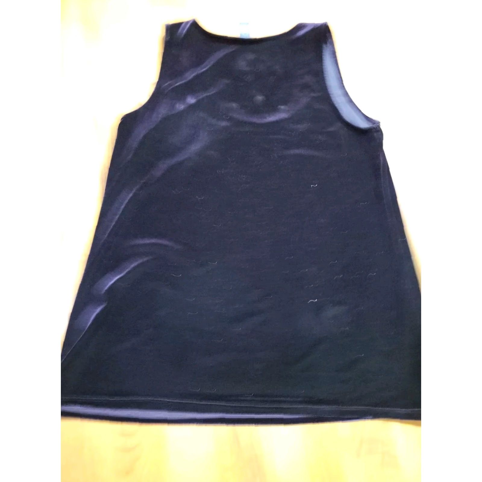 Velour Chelsea & Theodore Tank Purple Velour Embellished L Womens Tank Top Large Purple Velour Embellishments Women Size L / US 10 / IT 46 - 7 Thumbnail