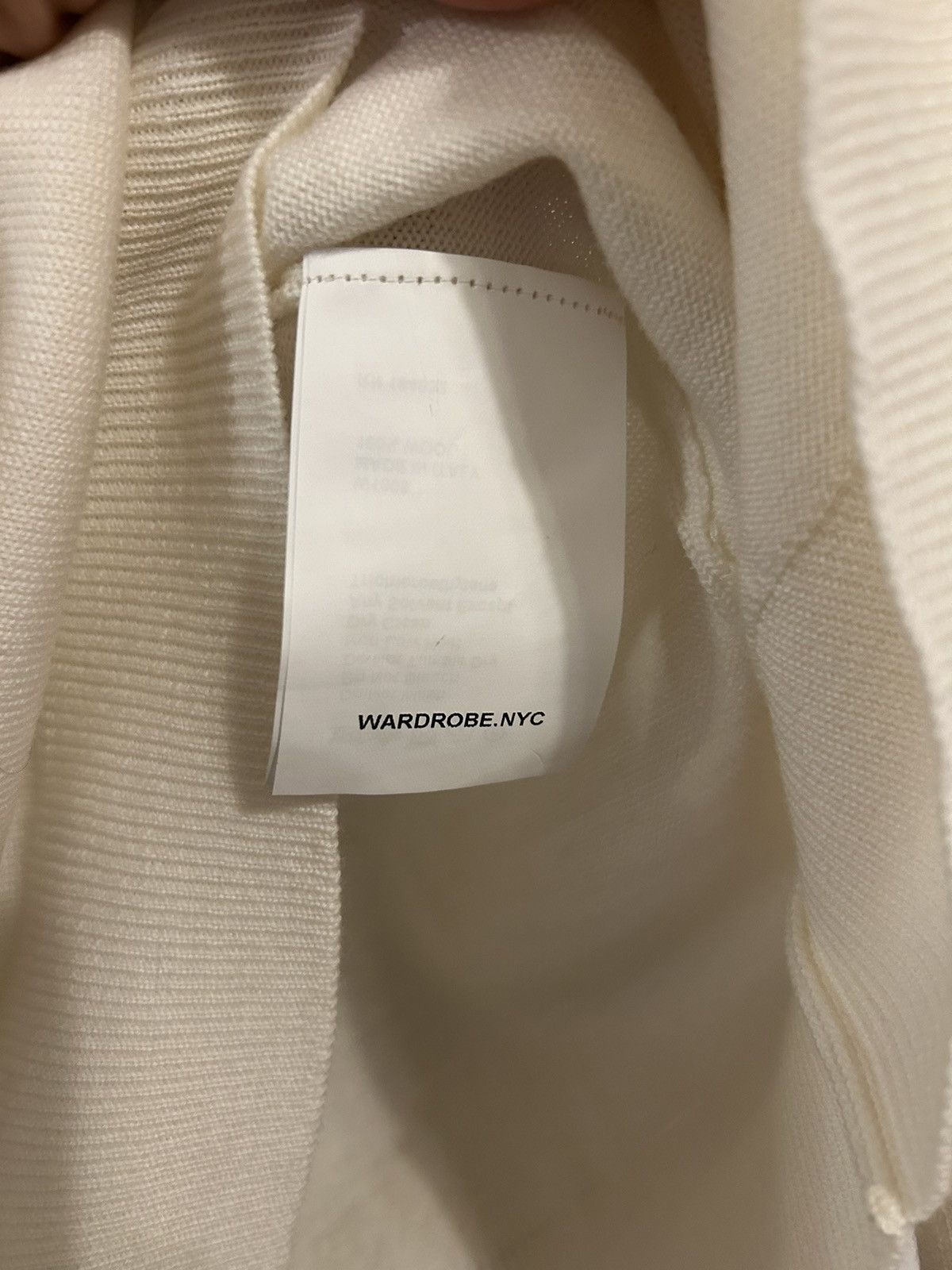 New! Wardrobe NYC Off-White Sweater