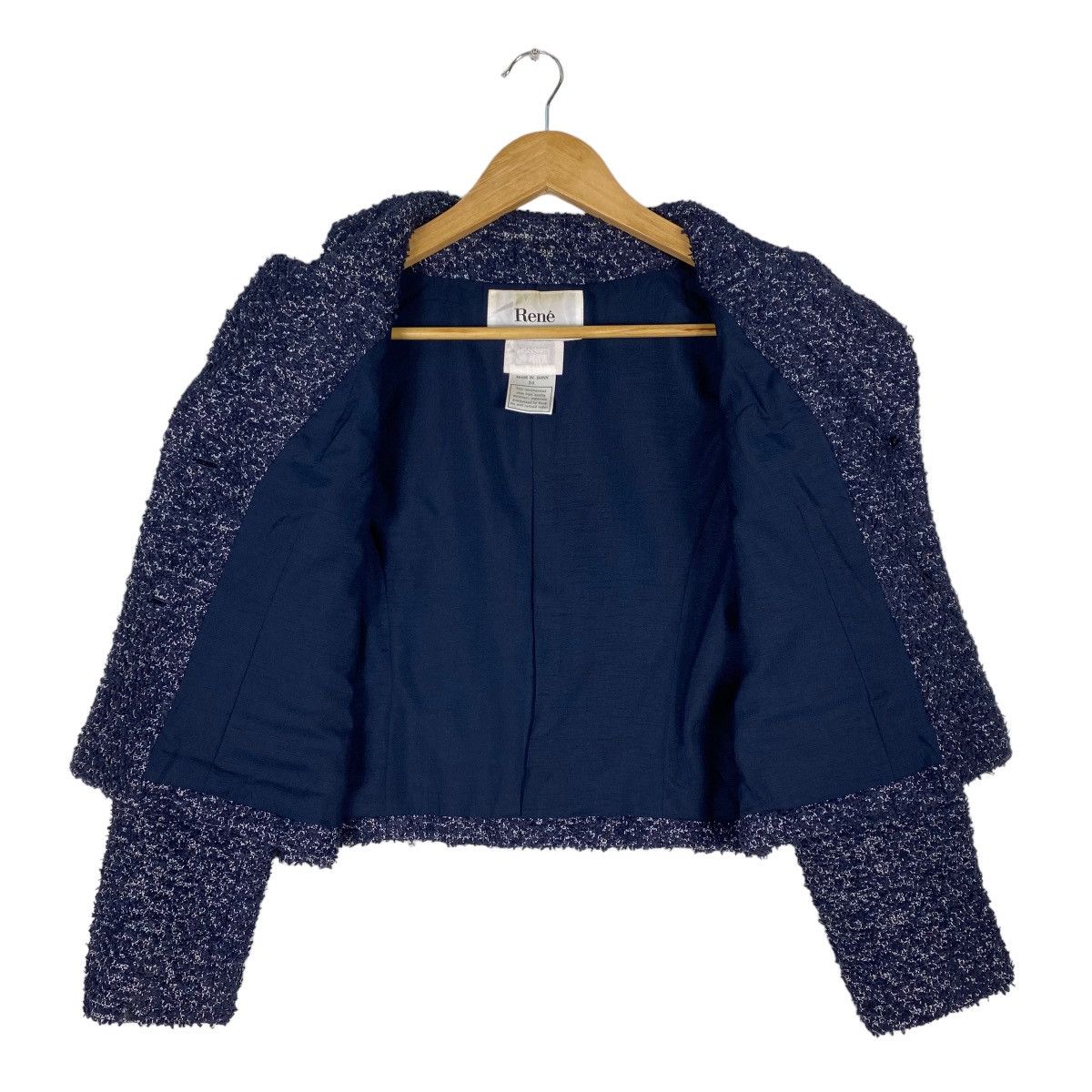 Japanese Brand DESIGNER💥RENE CROPPED JACKET Size US S / EU 44-46 / 1 - 12 Thumbnail