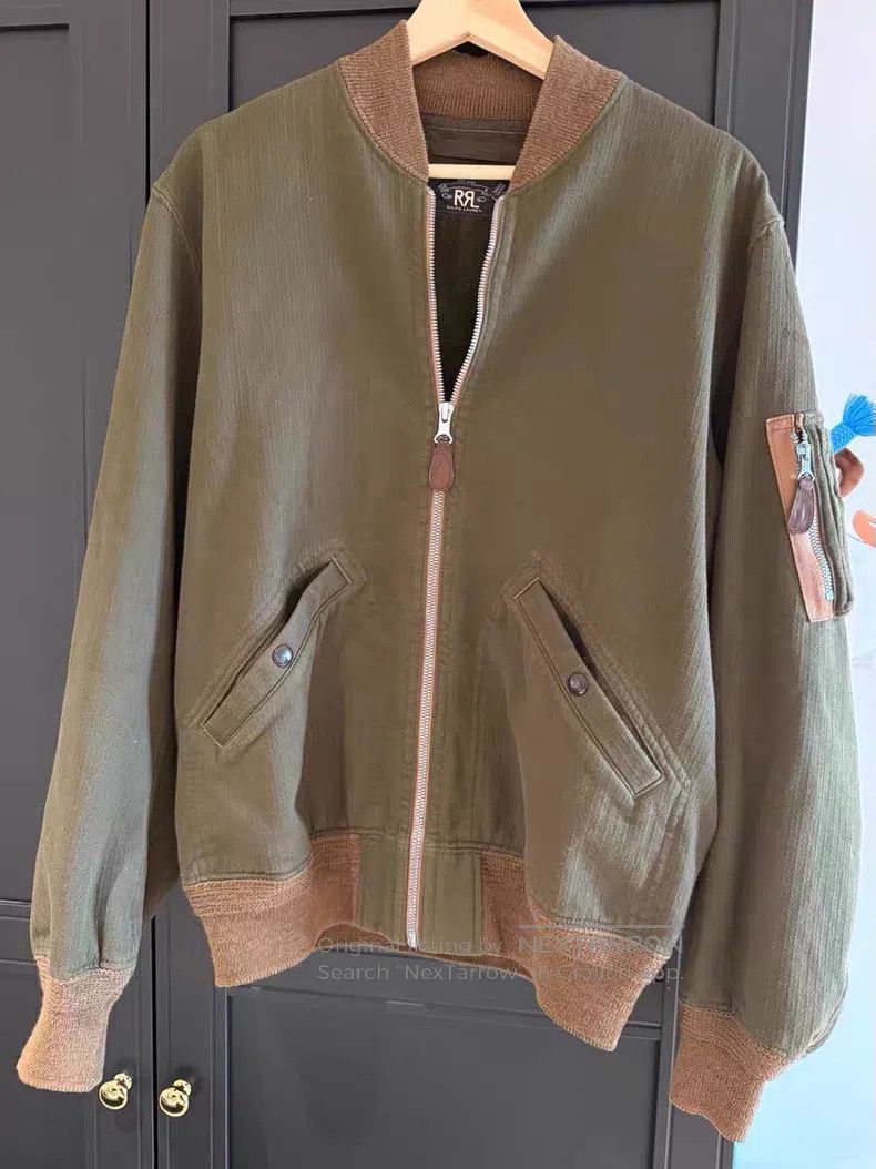 RRL Ralph Lauren RRL Ralph Lauren Military green jacket Size US M / EU 48-50 / 2 - 2 Thumbnail