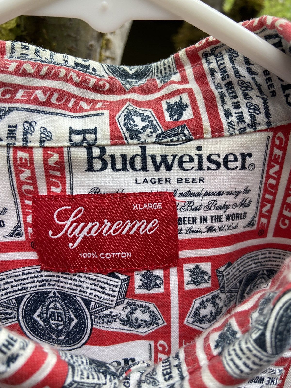 Supreme Supreme Budweiser Button Up XL Size US XL / EU 56 / 4 - 4 Thumbnail