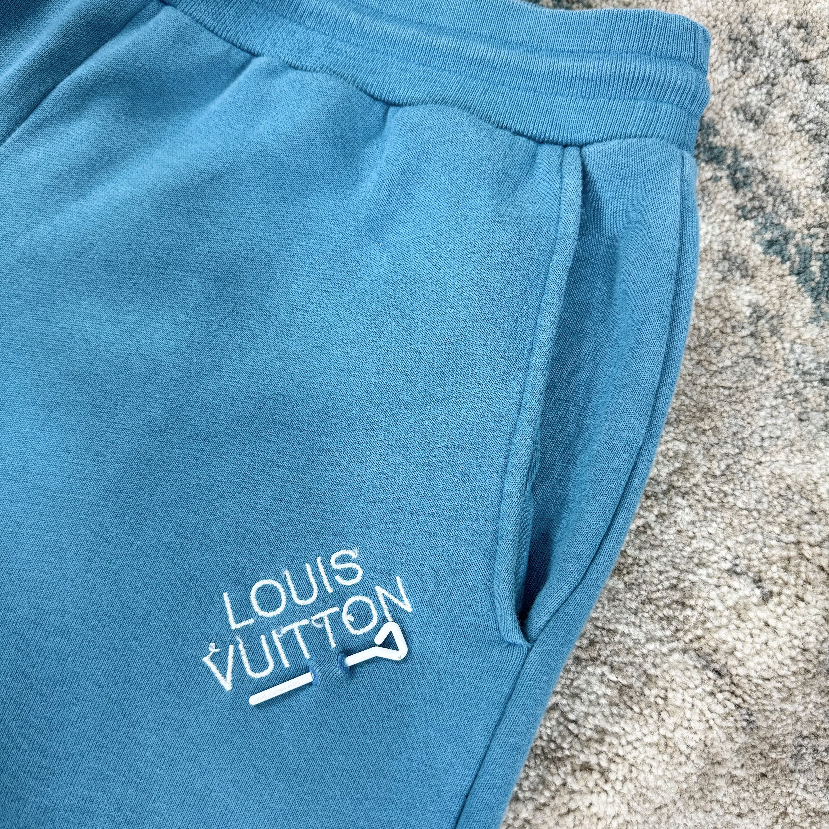 Louis Vuitton Louis Vuitton 1ABIX1 Signature Trousers Noir Blue RRP £835 Size US 30 / EU 46 - 3 Thumbnail