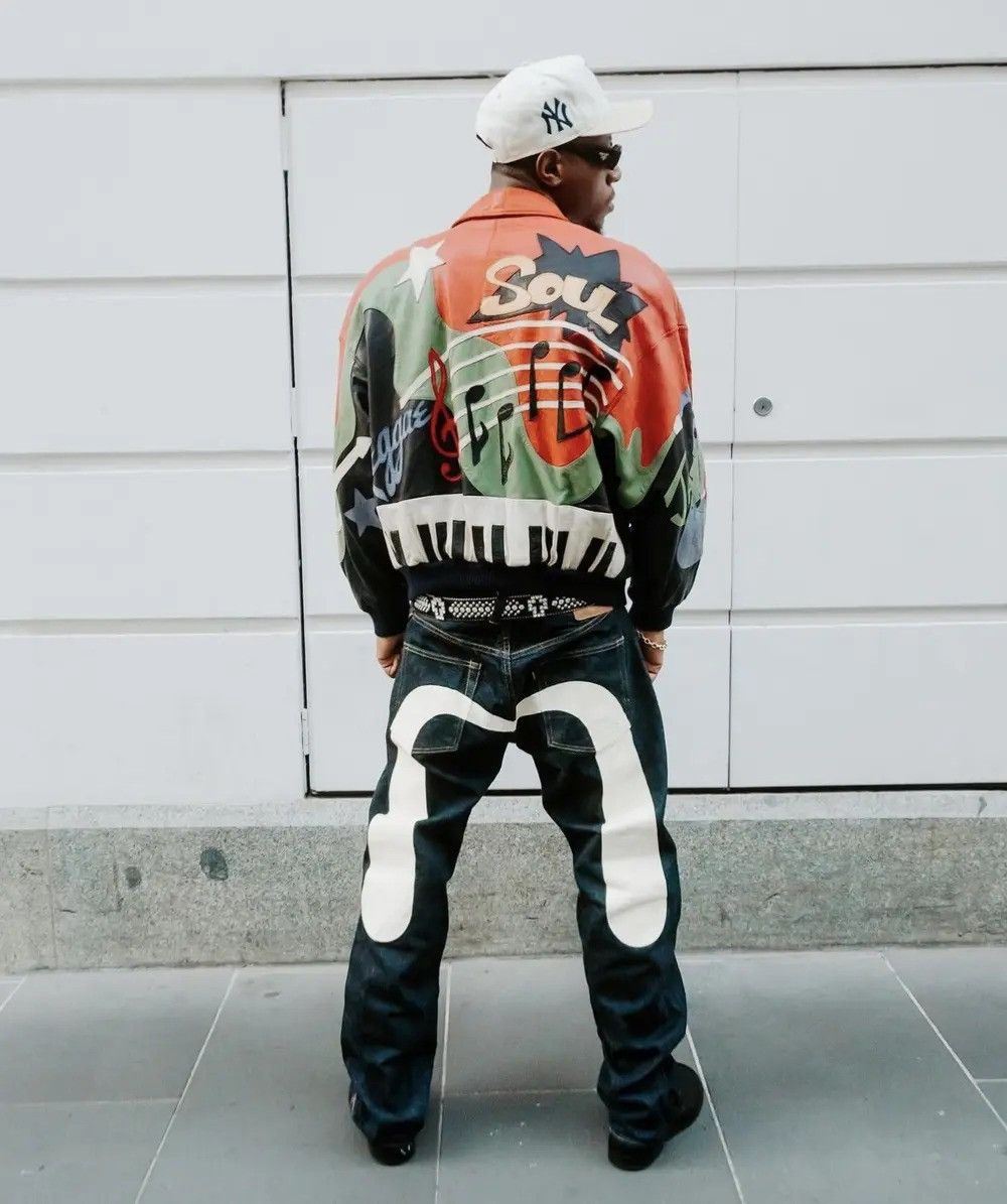 Marc Buchanan × Pelle Pelle Vintage Pelle Pelle 1980s Music Jacket Size US L / EU 52-54 / 3 - 2 Thumbnail