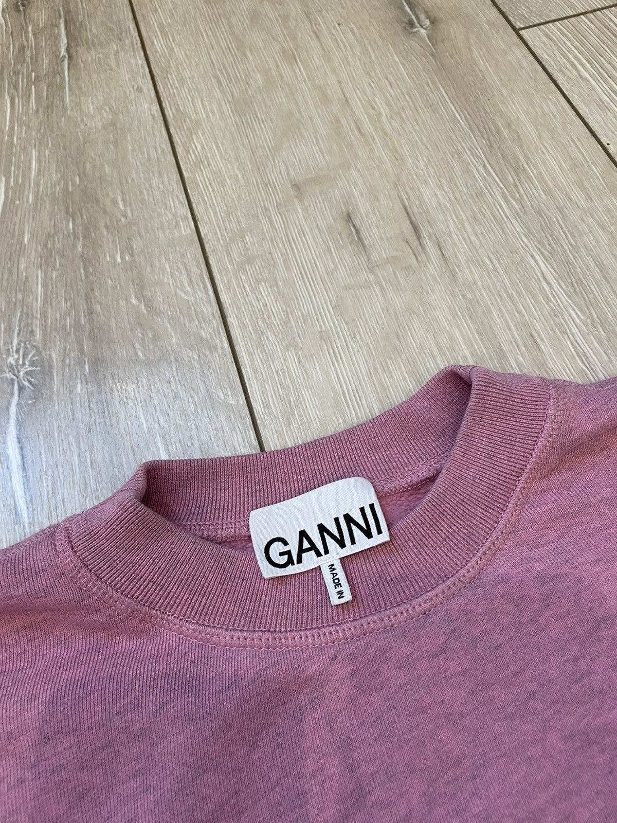 Ganni Ganni Women's Isoli Sweatshirt - Moonlight Mauve Size S / US 4 / IT 40 - 6 Thumbnail