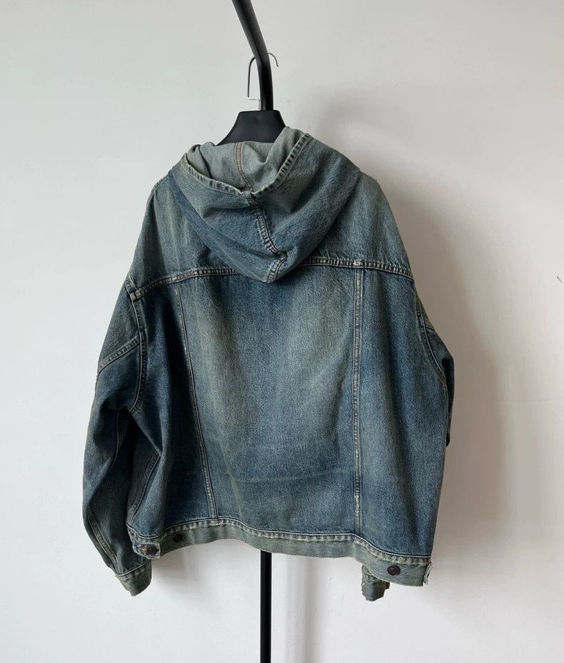 Balenciaga Balenciaga balenciaga blue denim hooded jacket -2507 Size US S / EU 44-46 / 1 - 5 Thumbnail