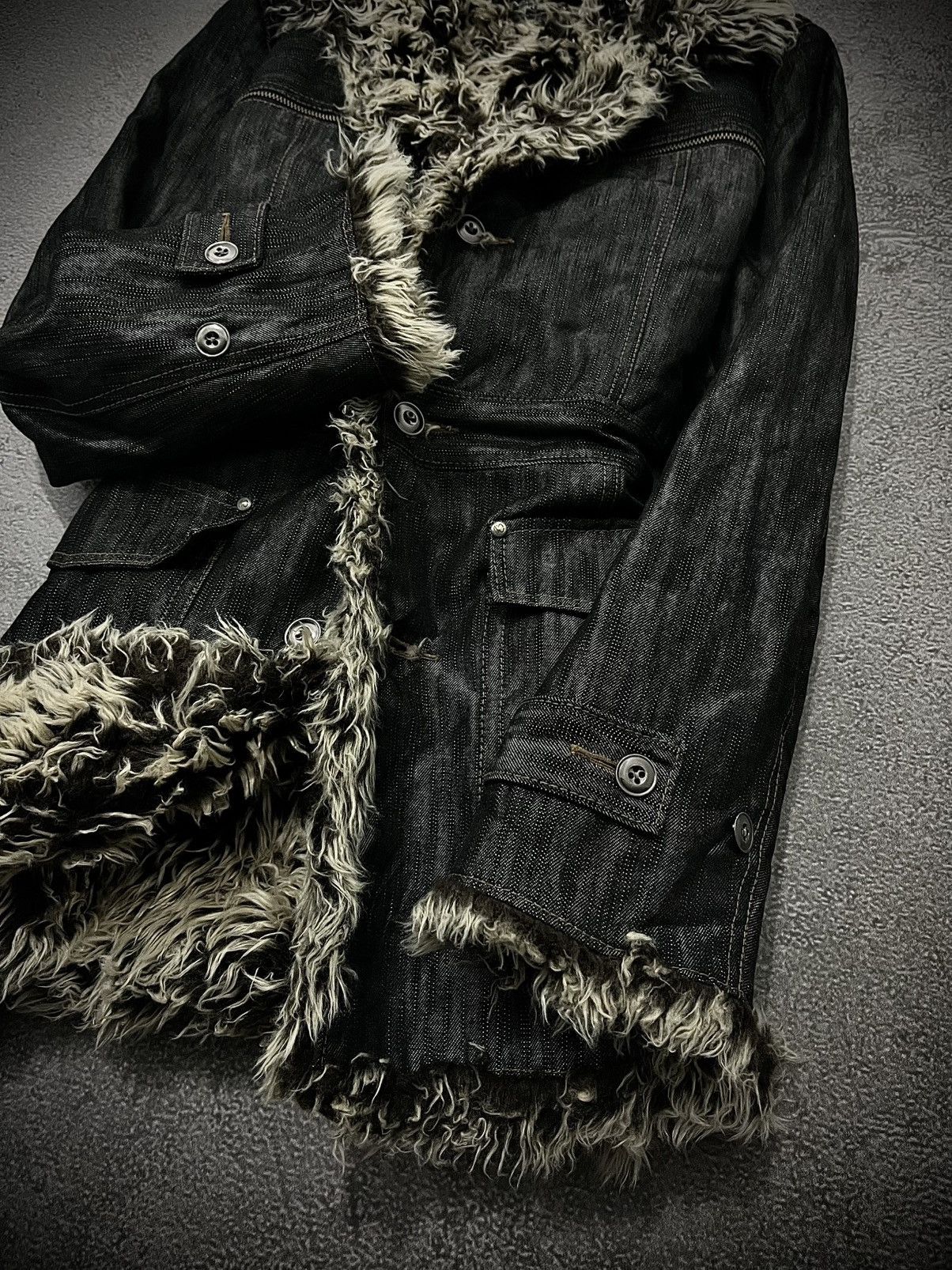 Nicole Club 2000s NICOLE CLUB FOR MEN VKEI STYLE FUR LINER JACKET Size US L / EU 52-54 / 3 - 5 Thumbnail