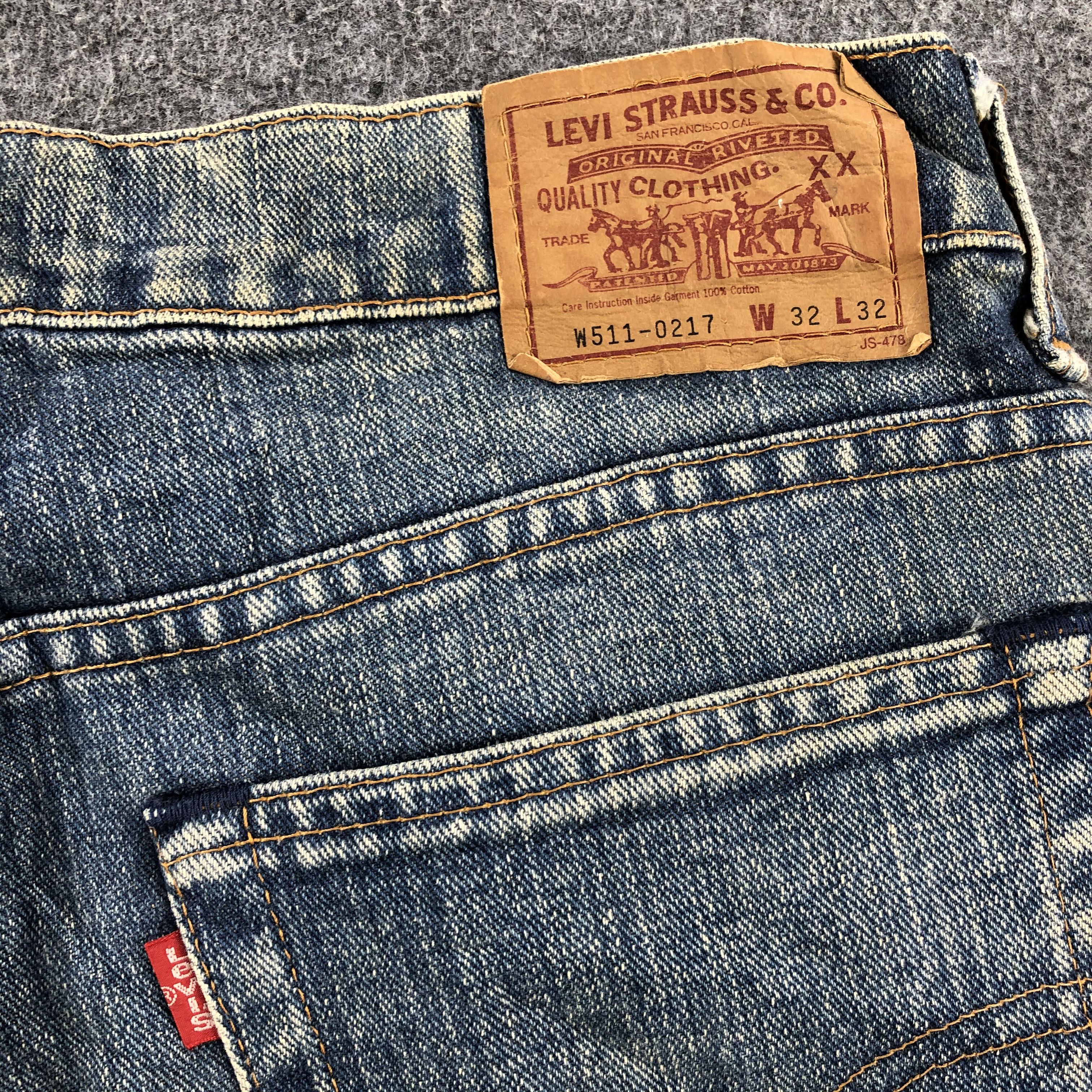 Levi's × Vintage Vintage 90s Blue Wash Levis 511 Jeans-JM1941 Size US 31 - 5 Thumbnail