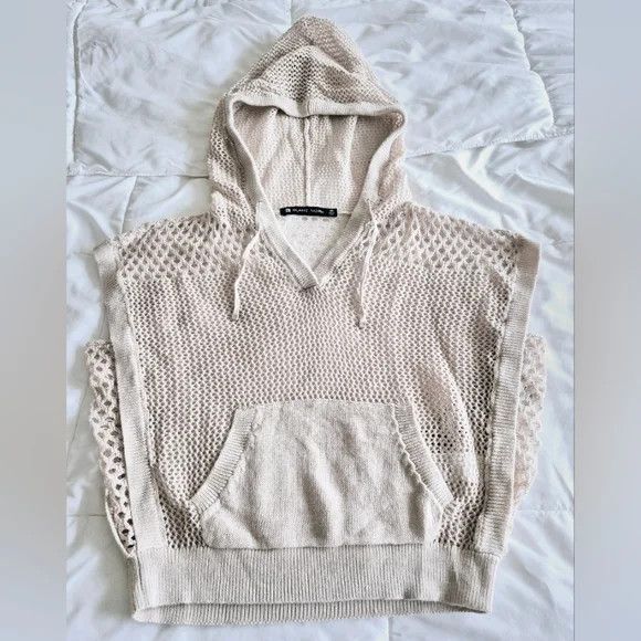 Blanc Noir Pumice Pullover Slvless Hoodie Active Beach Lounge Travel Size XS / US 0-2 / IT 36-38 - 6 Thumbnail