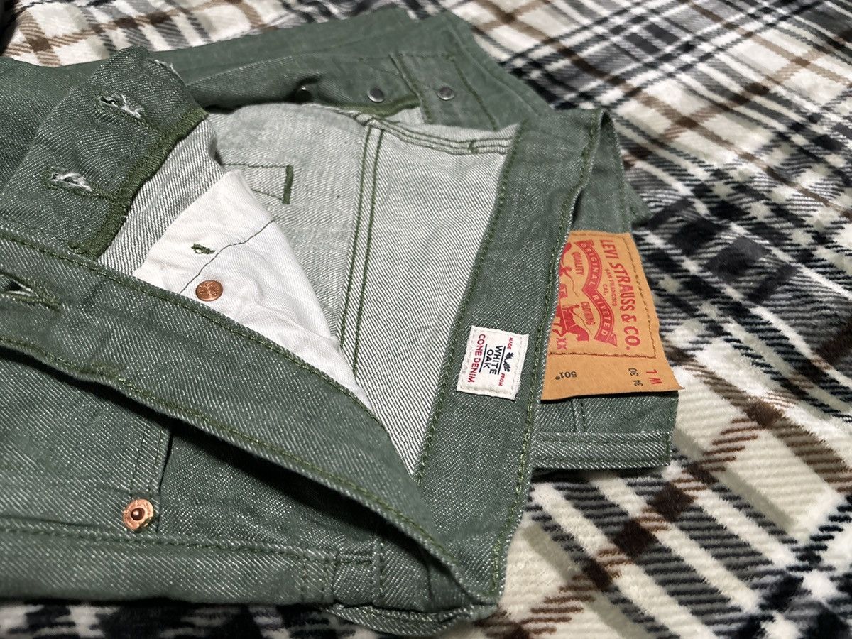 Levi s Levi s Made Crafted Levi s Vintage Clothing Rare Discontinued White Oak Cone Denim Made 501 Levi Jeans Grailed