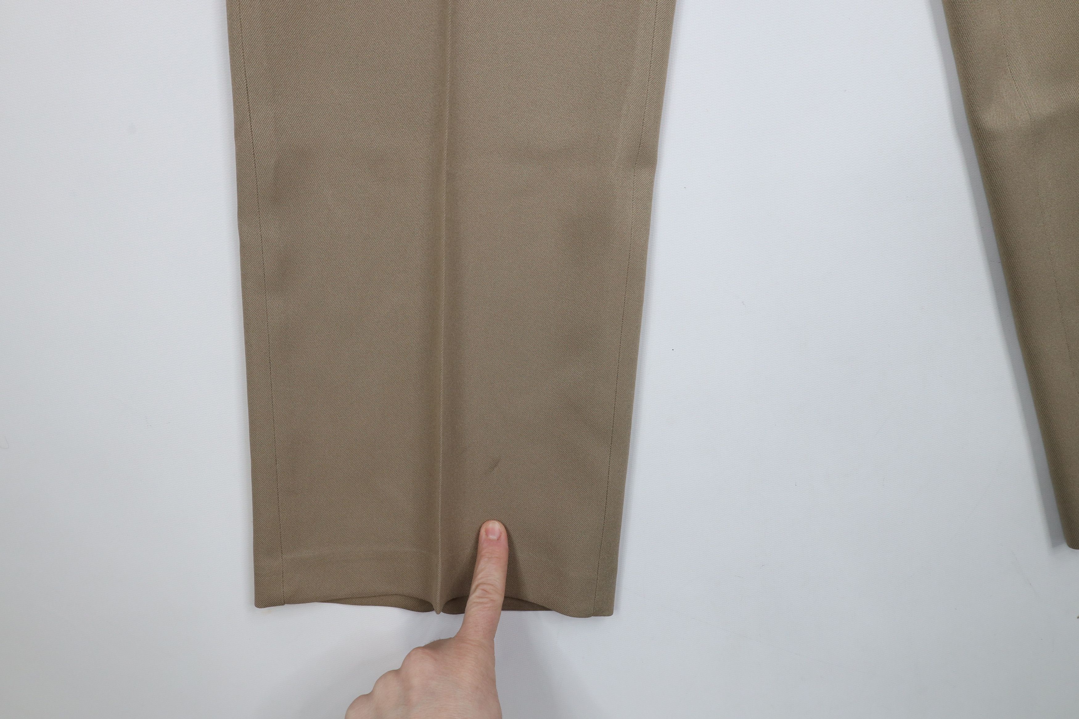 Vintage Vintage 70s Streetwear Flared Wide Leg Chino Pants Beige USA Size US 34 / EU 50 - 5 Thumbnail