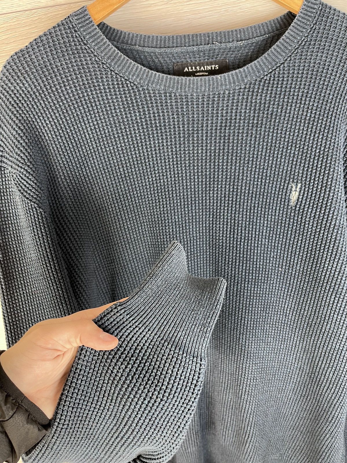 Allsaints Men’s sweater Allsaints size M y2k cotton 100% USA 🇺🇸 Size US M / EU 48-50 / 2 - 5 Thumbnail