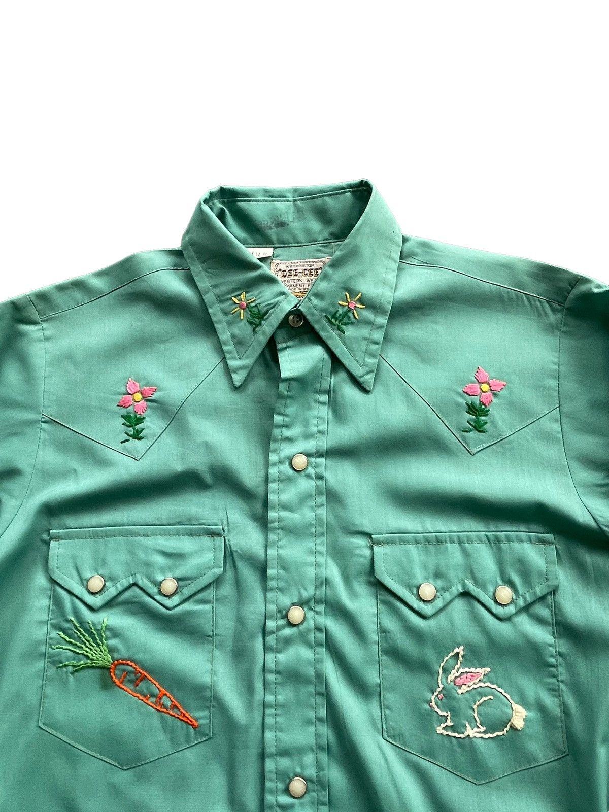 Vintage Vintage 70’s Washington Dee Cee Western Shirt Size US S / EU 44-46 / 1 - 4 Thumbnail