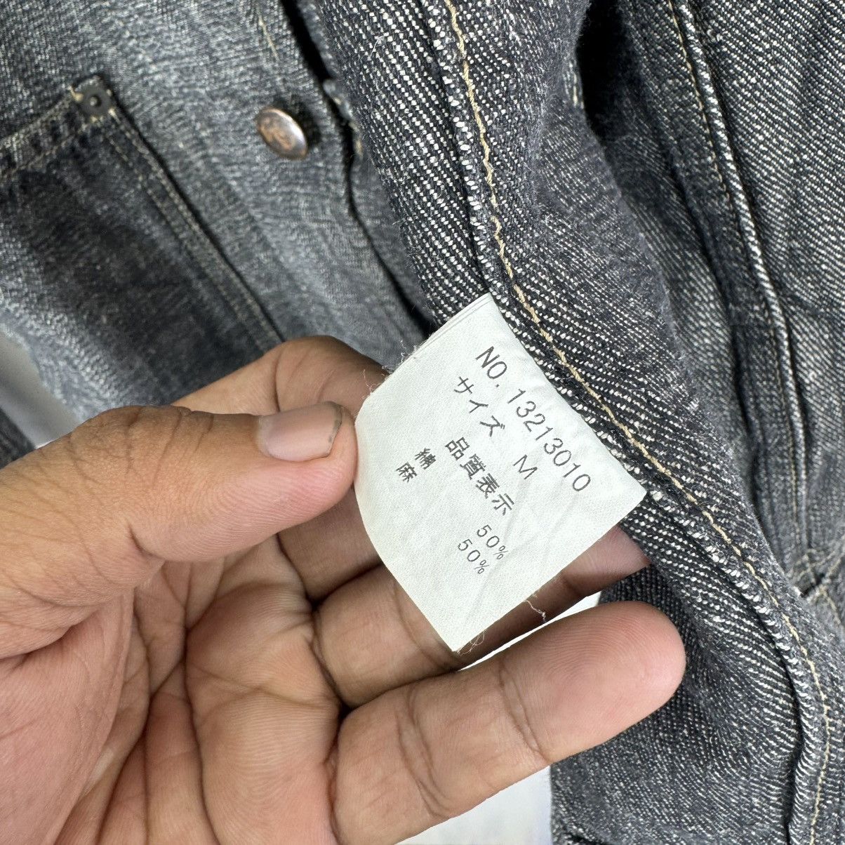 Issey Miyake × Tete Homme VINTAGE TETE HOMME BY ISSEY MIYAKE DENIM BUTTON JACKET Size US M / EU 48-50 / 2 - 8 Thumbnail