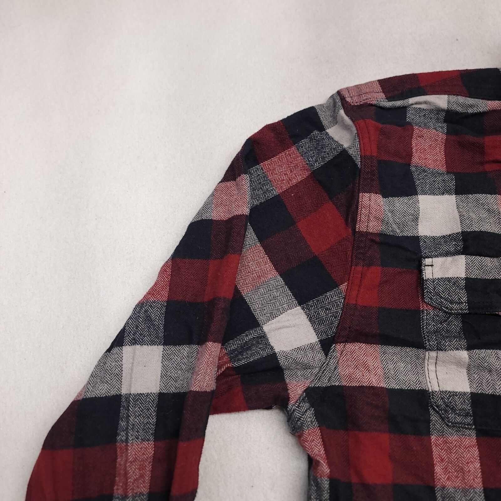 JACHS NY Jachs Gingham Flannel Shirt Mens Size XLT Red Black White Size US XL / EU 56 / 4 - 4 Thumbnail