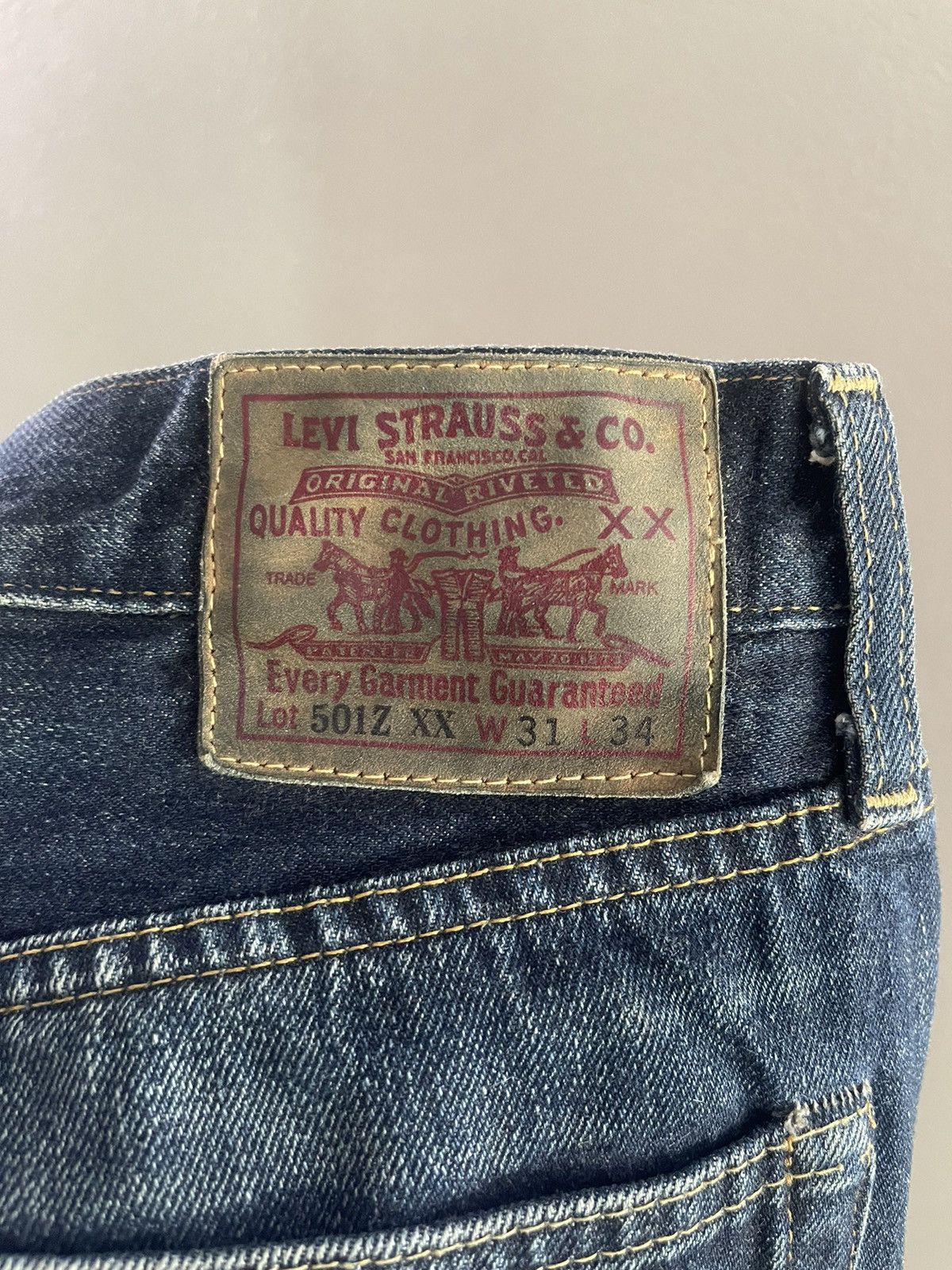 Levi's Vintage Clothing Levi’s Vintage Clothing 501Z XX Selvedge Jeans. Sz 31. Size US 31 - 6 Thumbnail