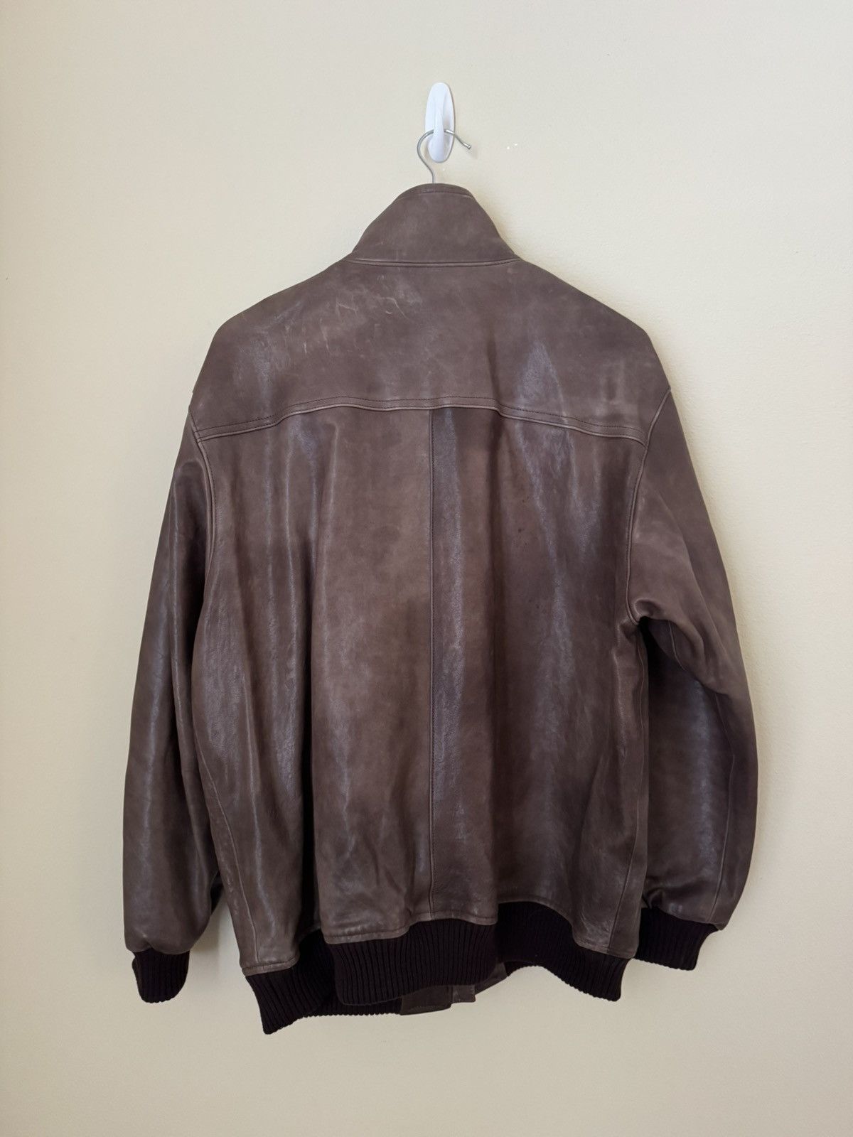 Auralee Auralee New Leather Blouson Jacket Brown Size 3 Size US S / EU 44-46 / 1 - 9 Thumbnail