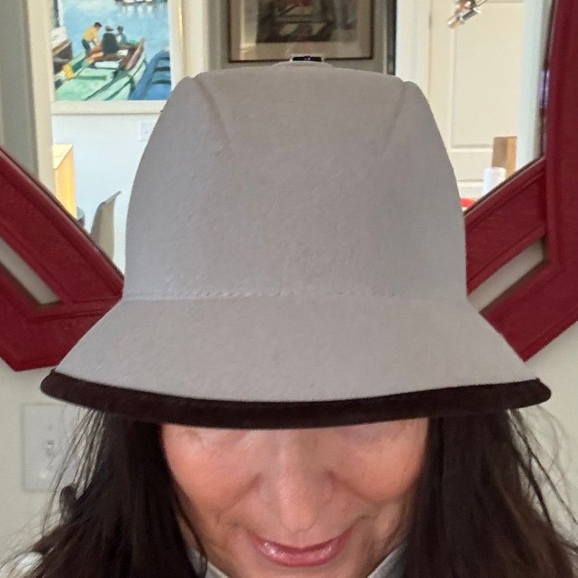 Other Filippo Catarzi NWT Gray Wool Bucket Hat with Brown Trim Size ONE SIZE - 5 Thumbnail