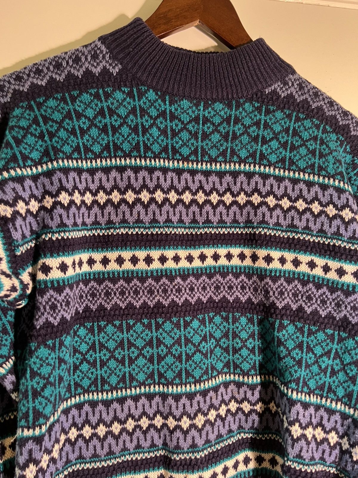 Vintage 90’s 2000’s Y2K Vintage Extra Retro Multi Pattern Sweater Size US S / EU 44-46 / 1 - 3 Thumbnail