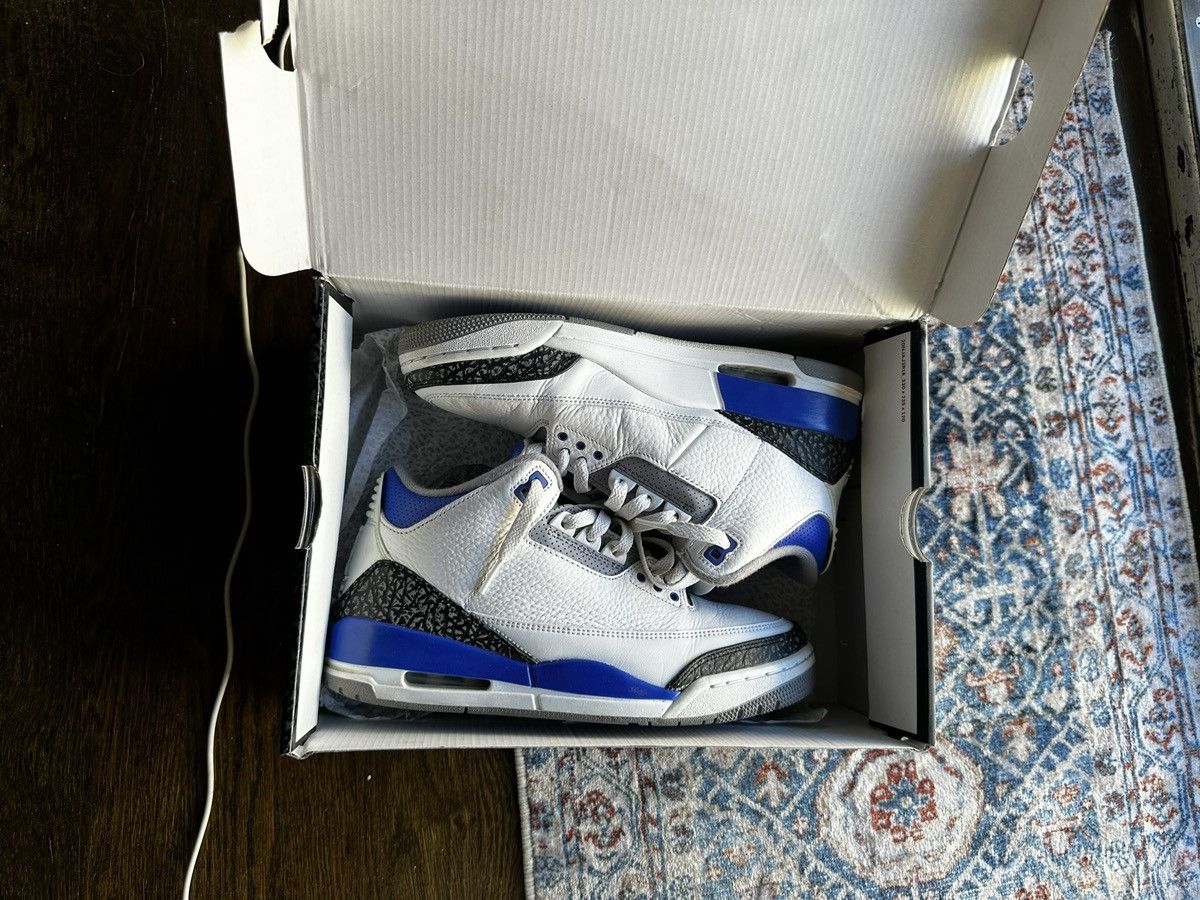 Jordan Brand Jordan 3 racer blue Size US 9 / EU 42 - 2 Thumbnail