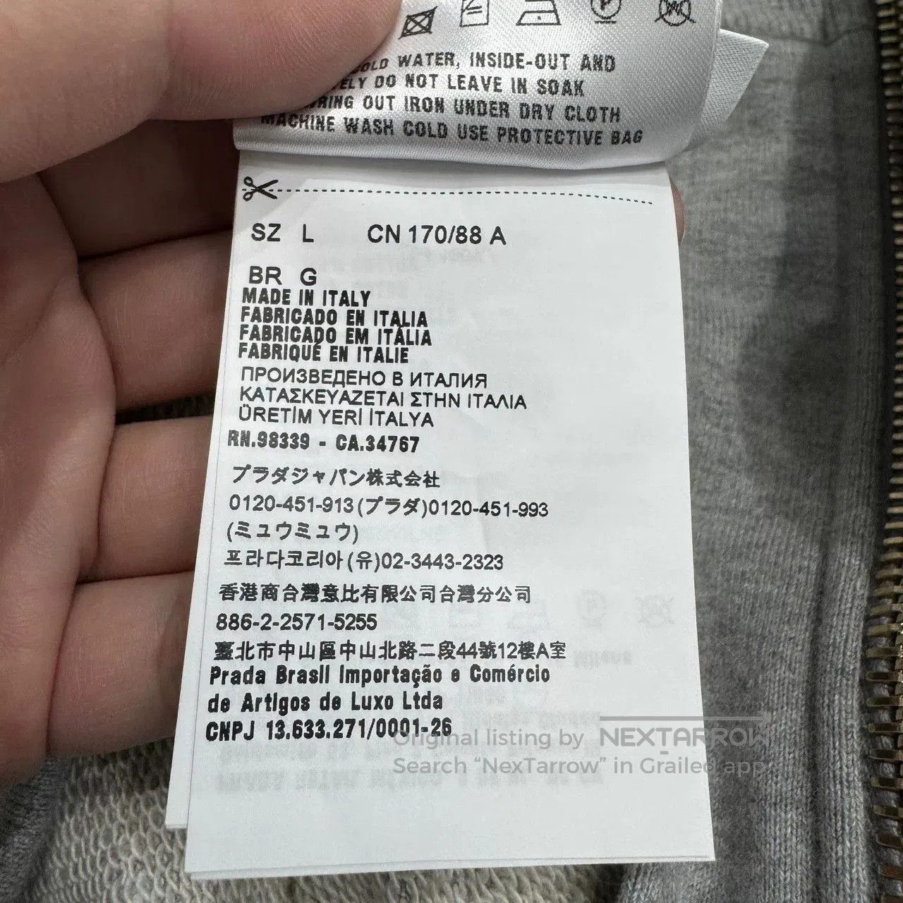 Miu Miu Miu Miu Embroidered Hooded Sweatshirt. Size L / US 10 / IT 46 - 4 Thumbnail
