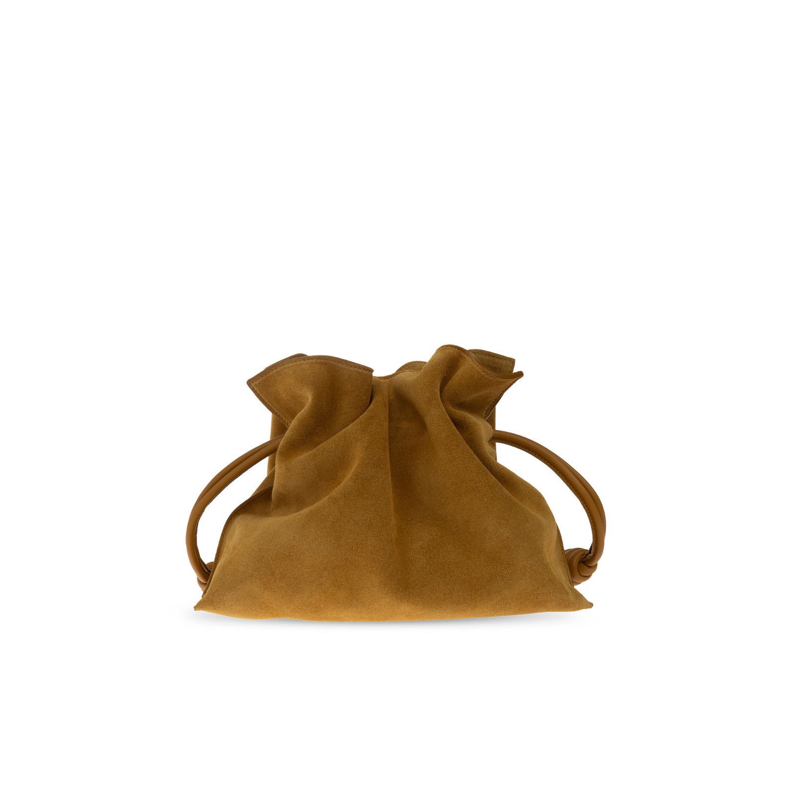 Loewe LOEWE Medium Flamenco Clutch Ochre Suede Clutch New & Authen Size ONE SIZE - 1 Thumbnail