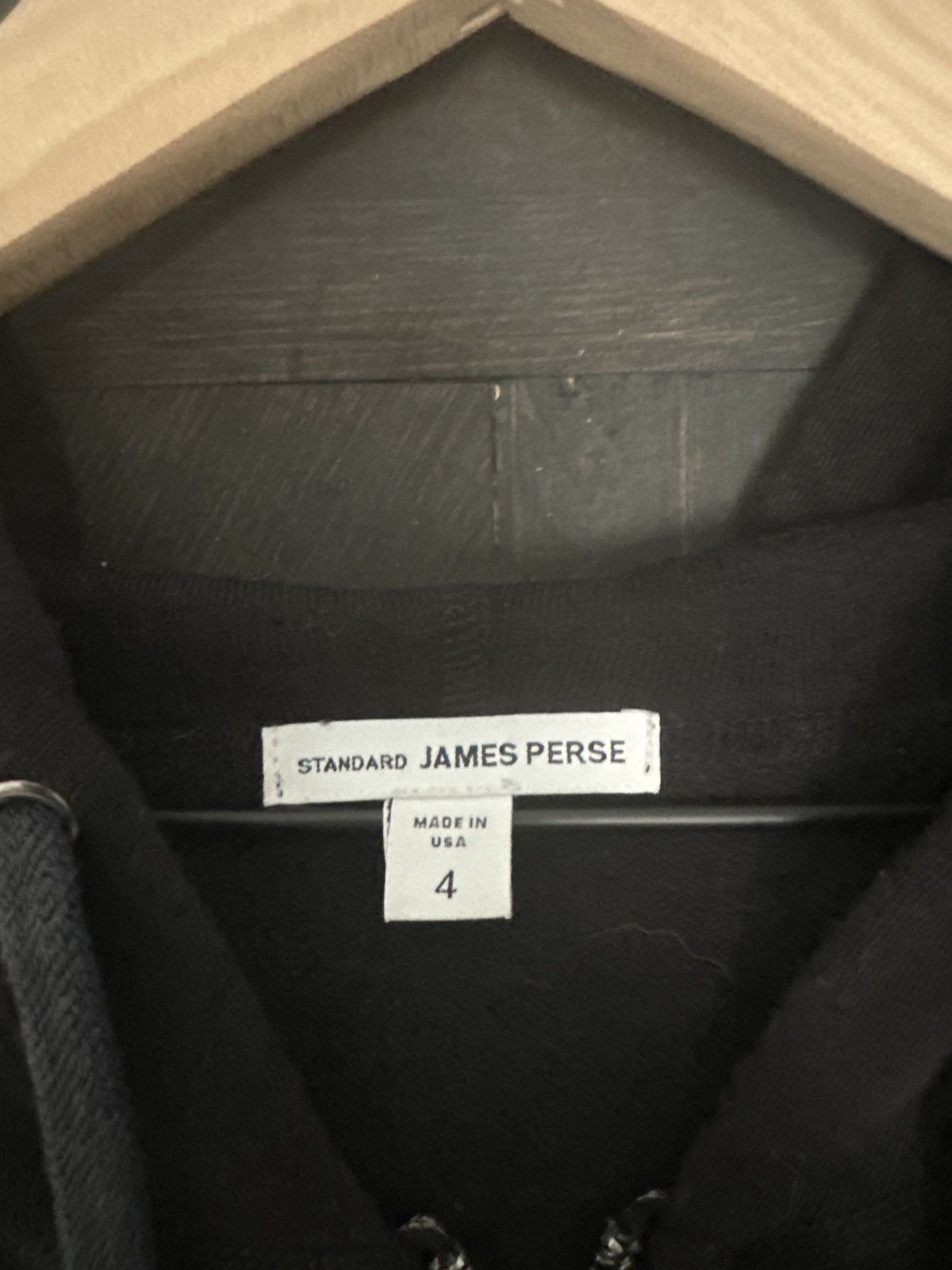 James Perse James Perse BLACK HOODIE Size US XL / EU 56 / 4 - 3 Thumbnail