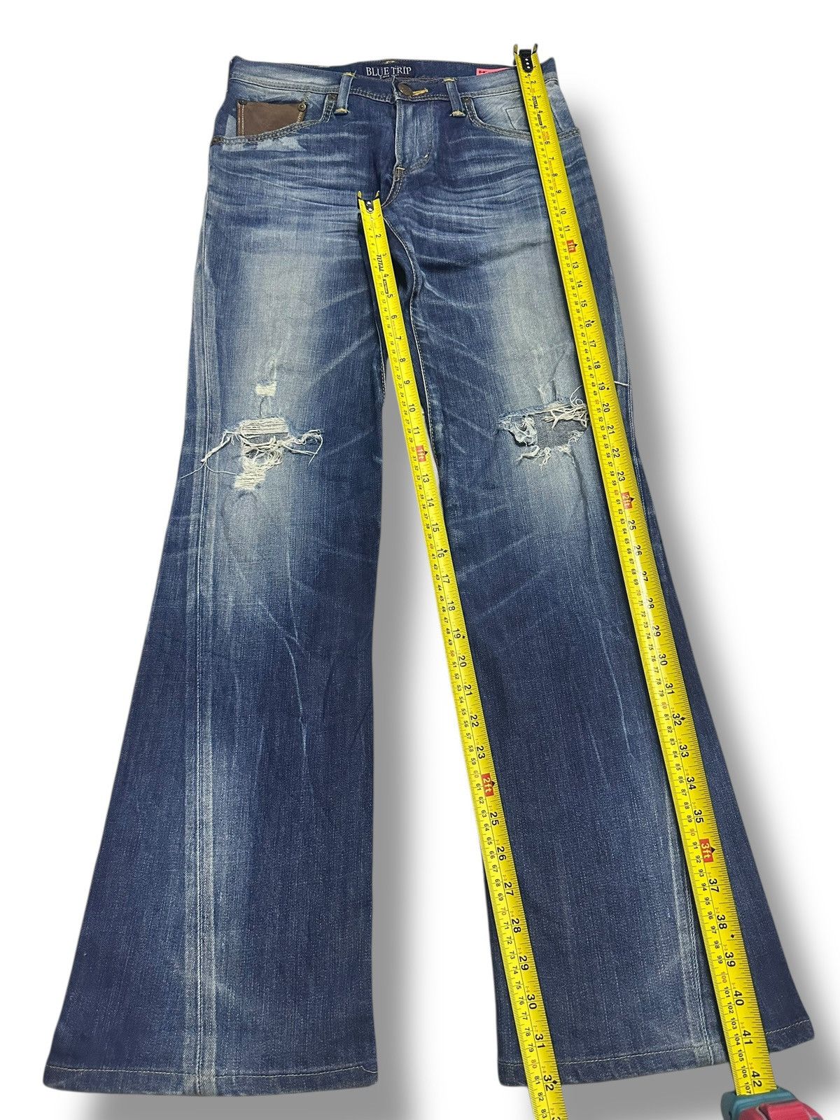 Edwin Flare Vintage Edwin BlueTrip Japan Flare Bootcut ThunderWash Size US 31 - 16 Thumbnail