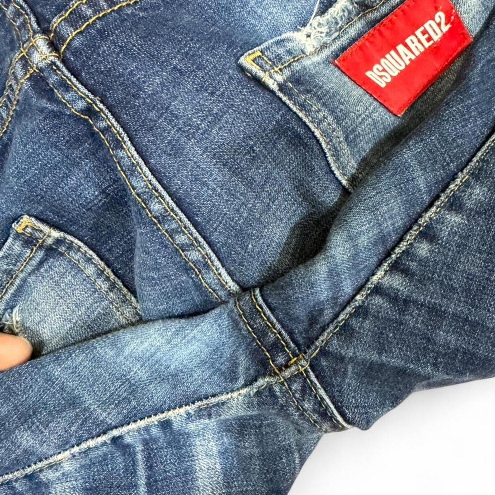 True Religion Dsquared2 distressed denim jeans Stretchable Size US 34 / EU 50 - 8 Thumbnail