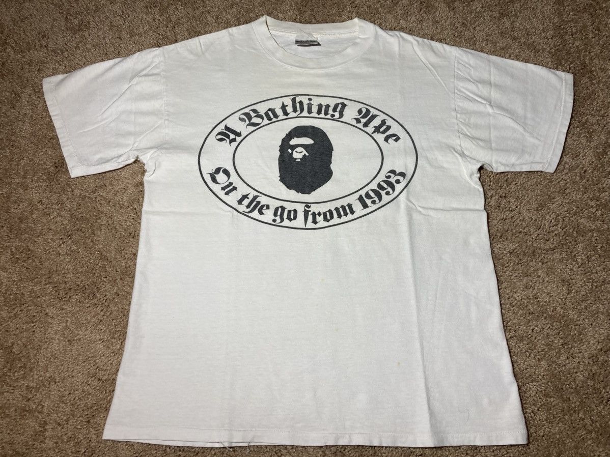 Bape 1996 Bape Circle Logo On The Go 1993 Emblem 90s Nigo OG Size US L / EU 52-54 / 3 - 2 Thumbnail