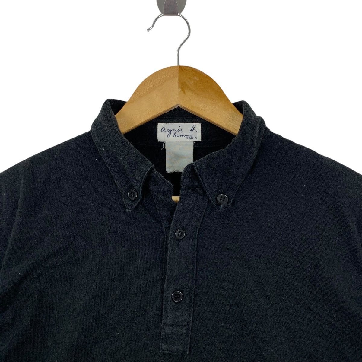agnes b. AGNES B HOMME PARIS Plain Boxy Short Sleeve Button Up Shirt Size US M / EU 48-50 / 2 - 3 Thumbnail