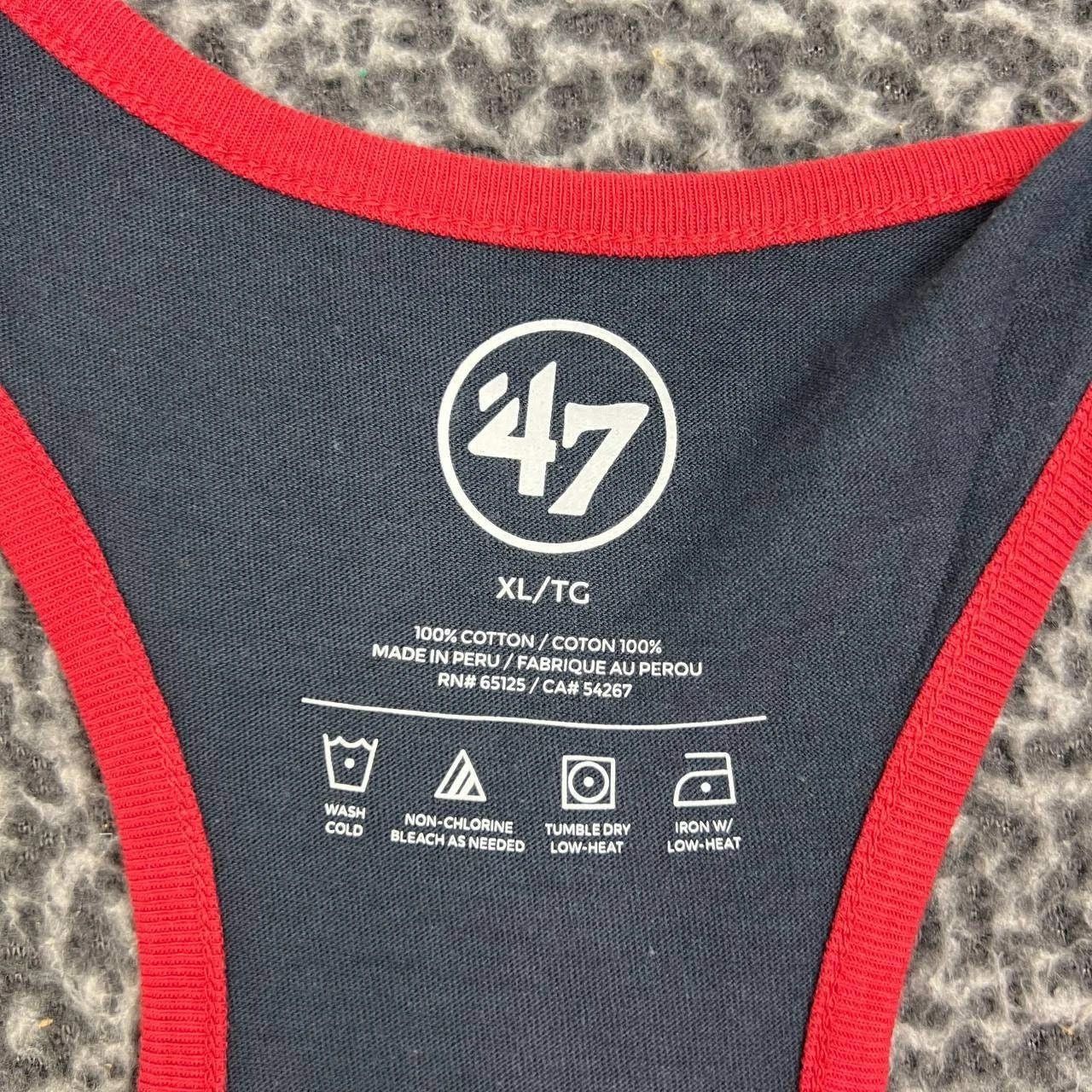 47 Brand New England Patriots Shirt Women XL Sleeveless Racerback New Size XL / US 12-14 / IT 48-50 - 6 Thumbnail