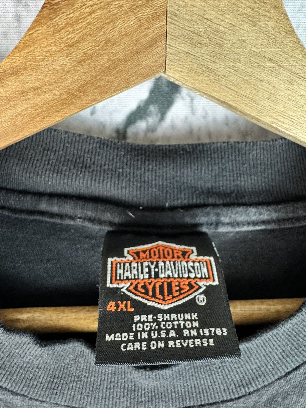 Harley Davidson Vintage 3D Emblem Harley-Davison 1999 T-Shirt Size US XXL / EU 58 / 5 - 3 Thumbnail