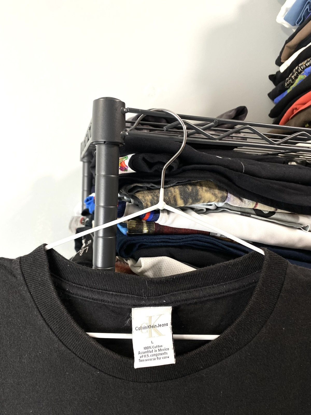 Calvin Klein 205W39NYC Vintage Archive Calvin Klein Reflective T Shirt Size US L / EU 52-54 / 3 - 6 Thumbnail