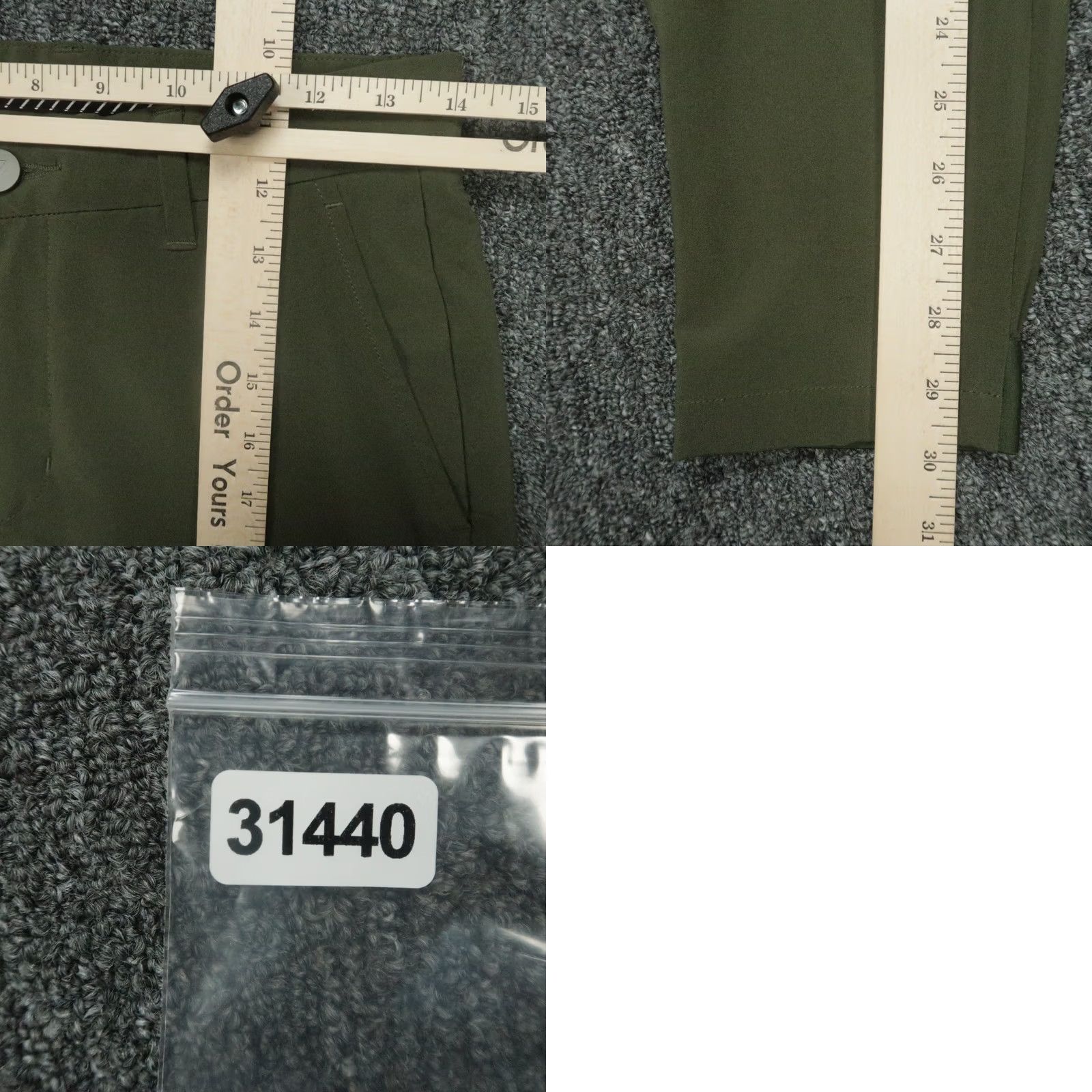 Vintage Primo Golf Pants Mens 28x30 Green Performance Jogger Zip Ankle Stretch Size US 28 / EU 44 - 8 Thumbnail