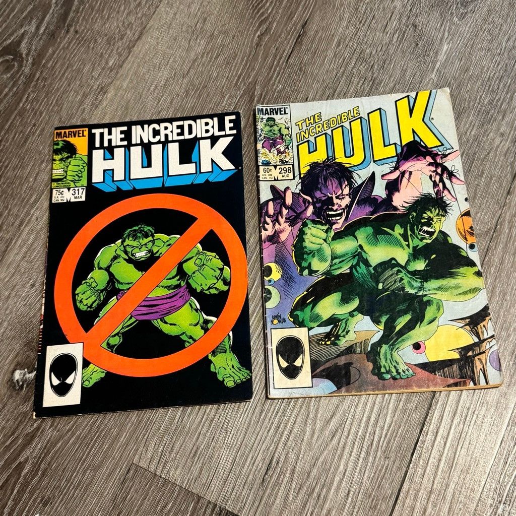Marvel Comics 1984 1985 Marvel The Incredible Hulk Comic Books Bundle Lot Size ONE SIZE - 9 Thumbnail