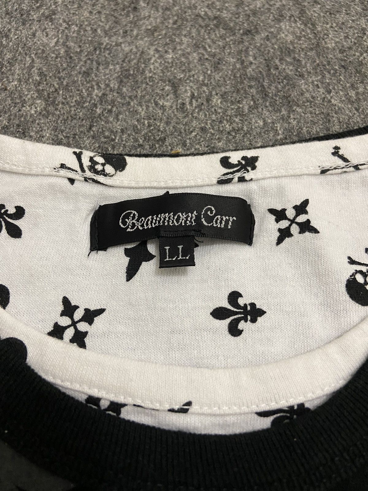 If Six Was Nine × Japanese Brand Beaumont carr punk t-shirt with zipper Size US L / EU 52-54 / 3 - 5 Thumbnail
